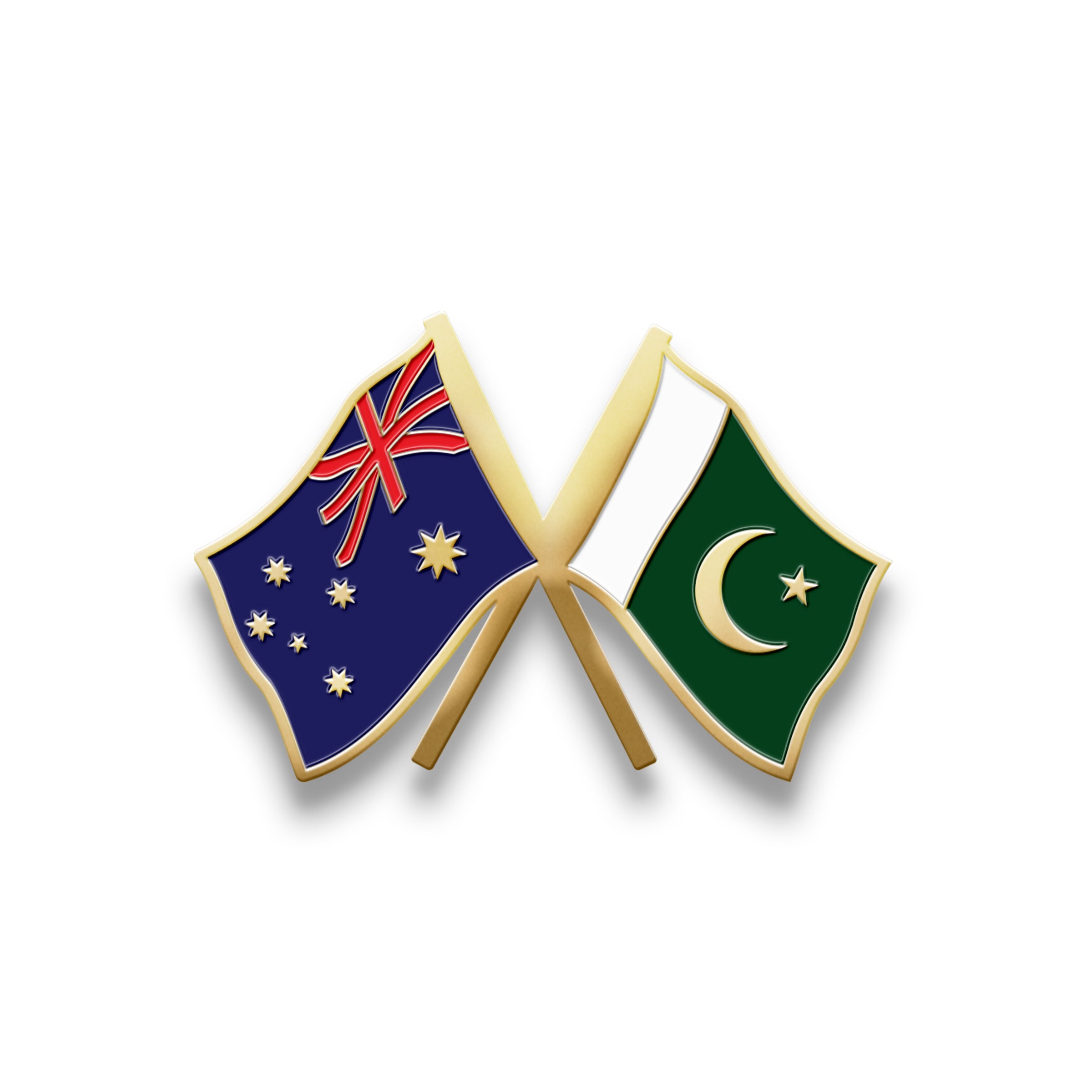 Hat Badge - Australia/Pakistan