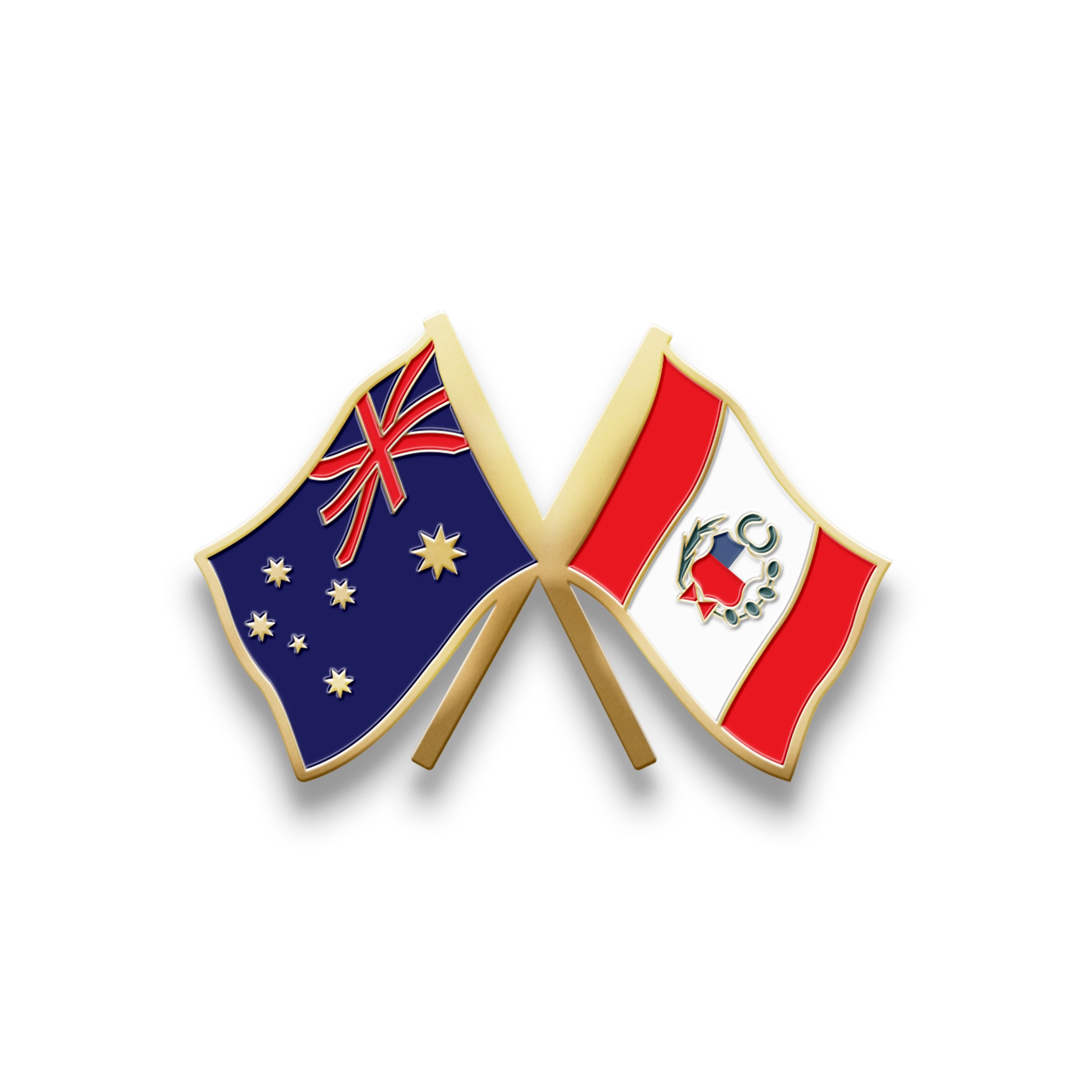 Hat Badge - Australia/Peru