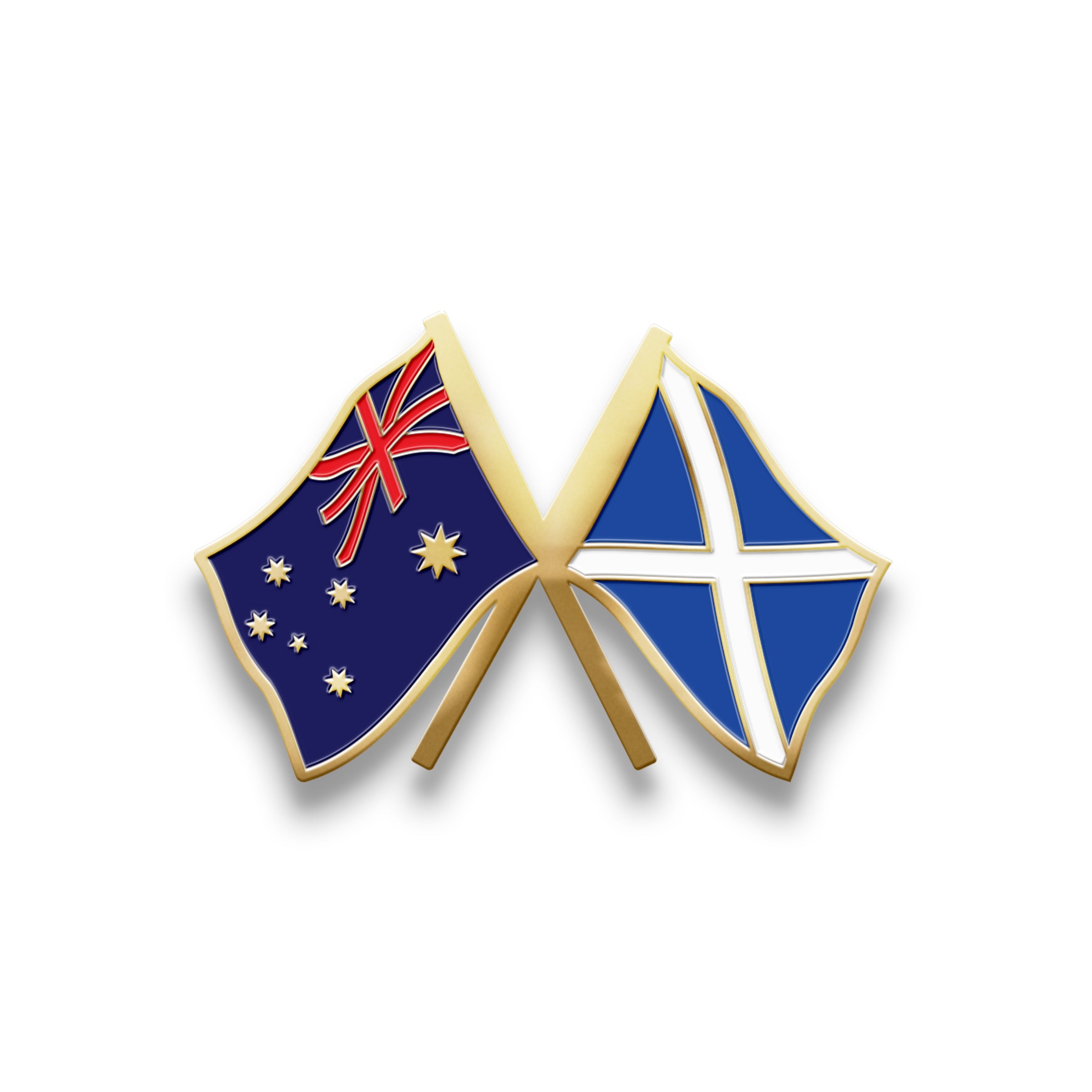 Hat Badge - Australia/Scotland