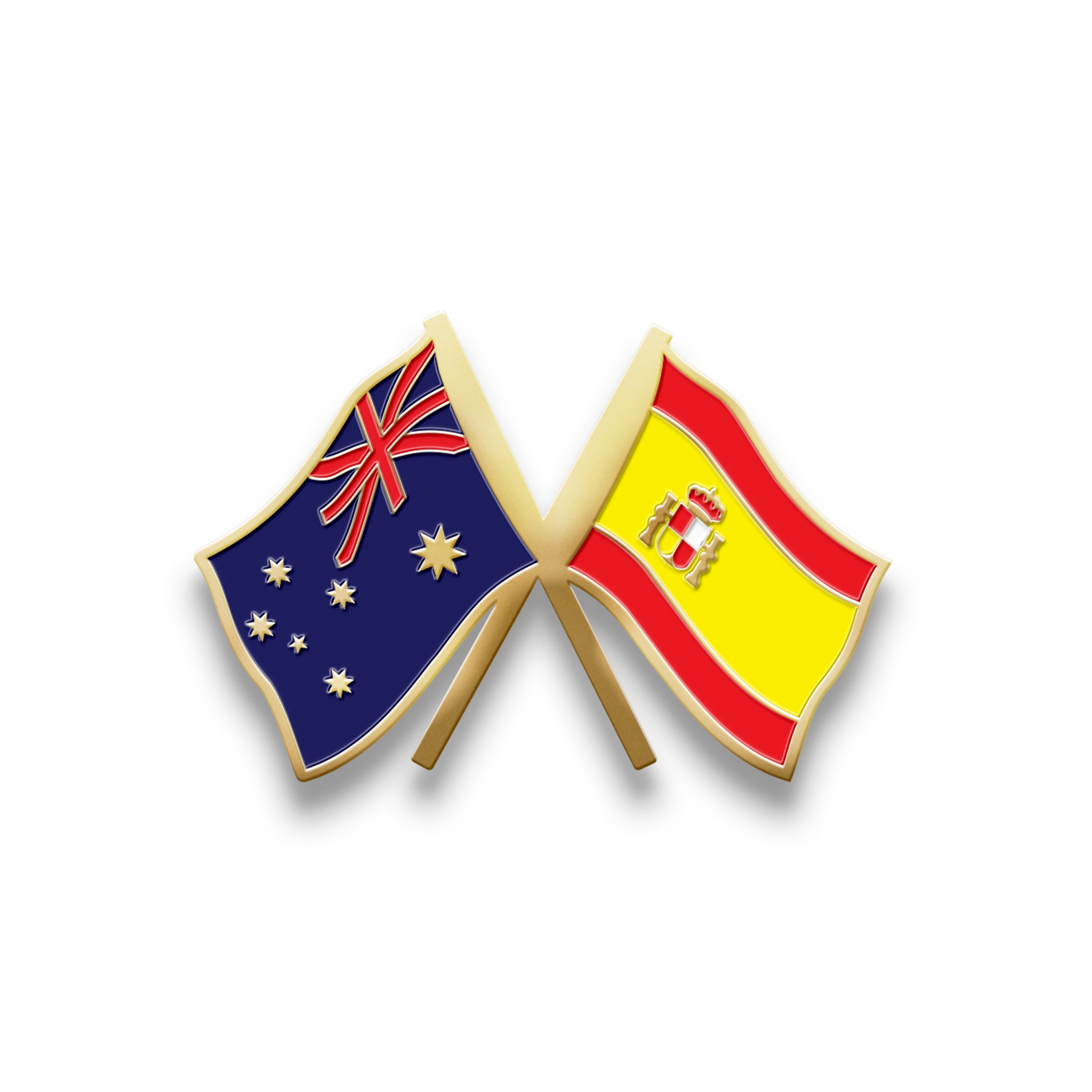 Hat Badge - Australia/Spain