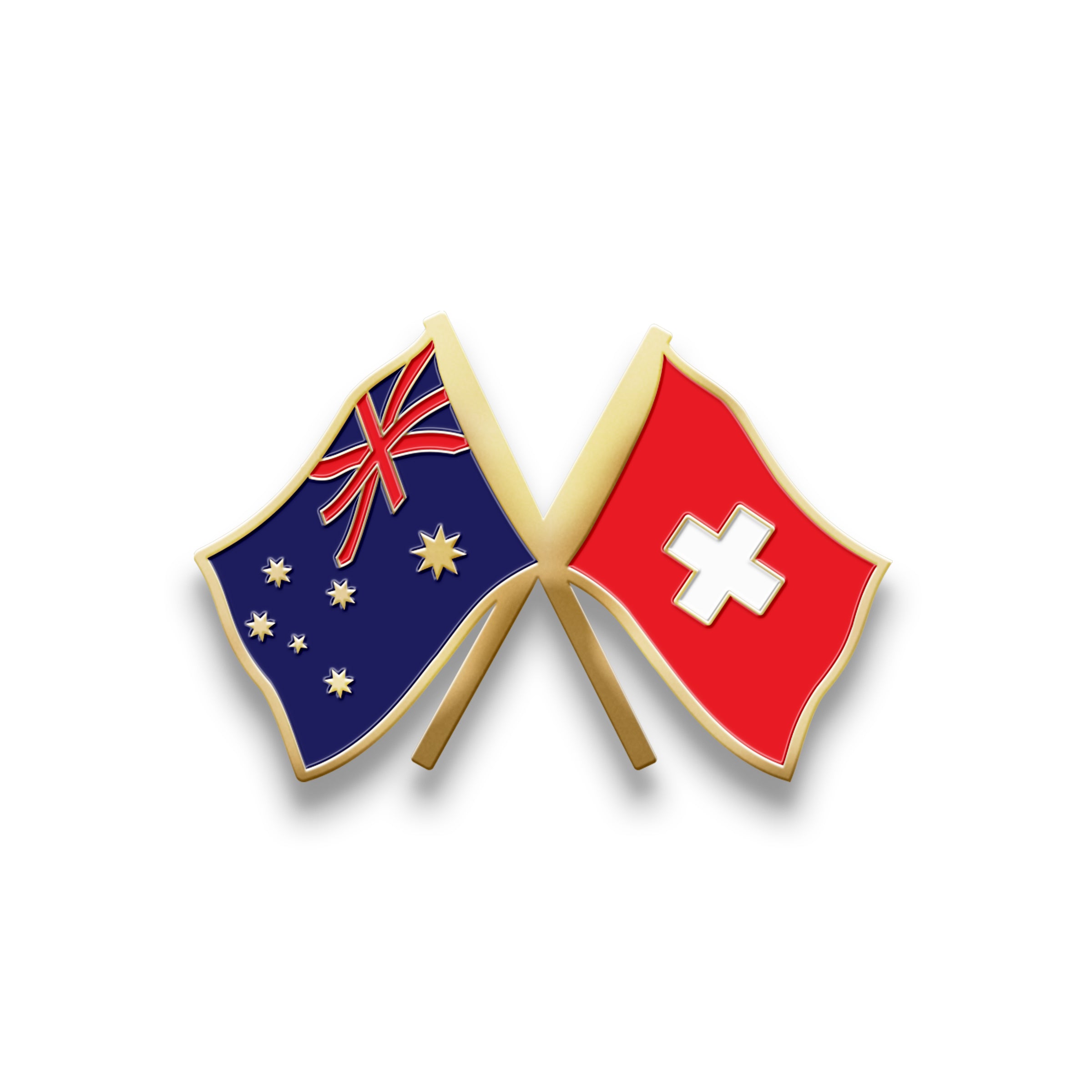 Hat Badge - Australia/Switzerland