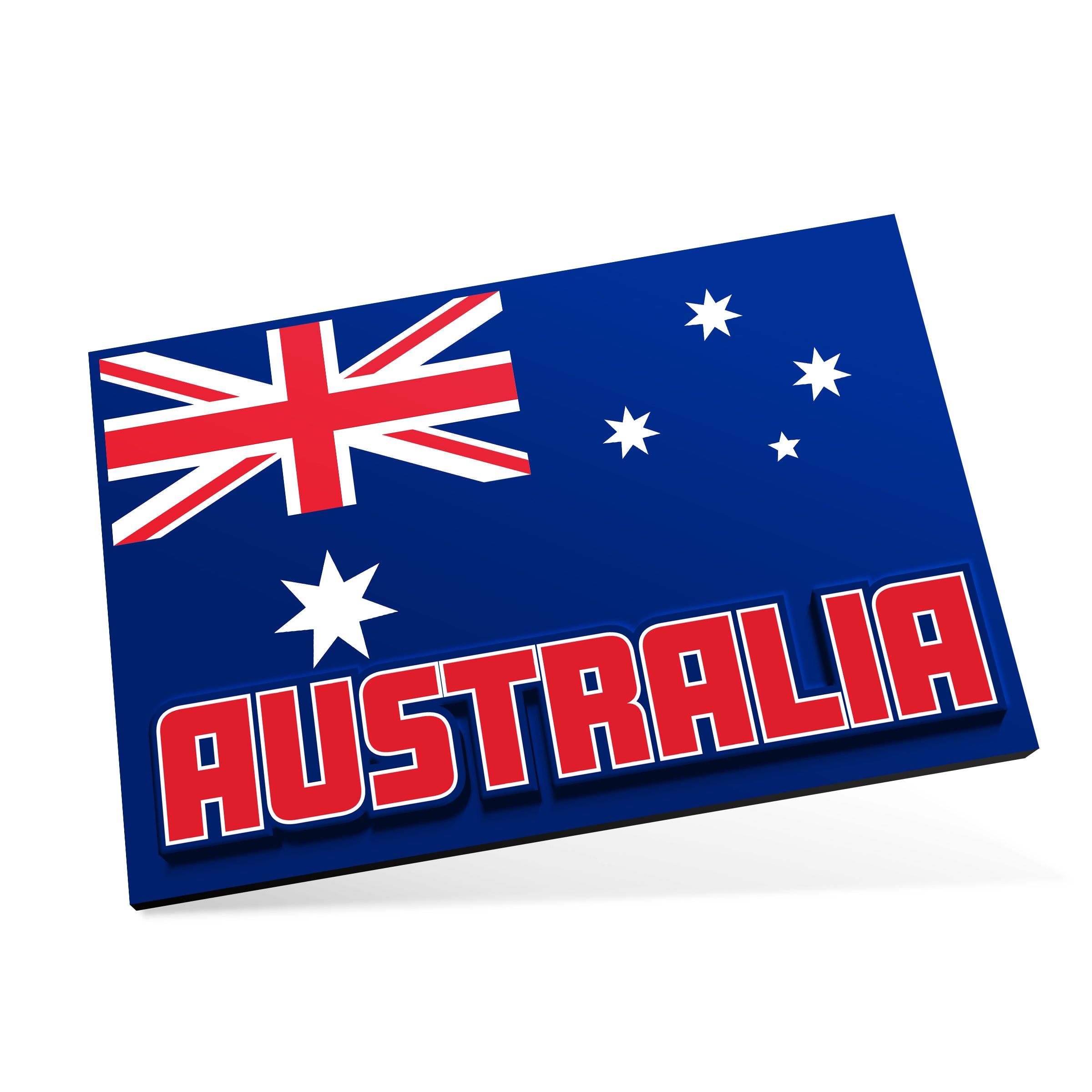 2 Layer Magnet - Australia Flag