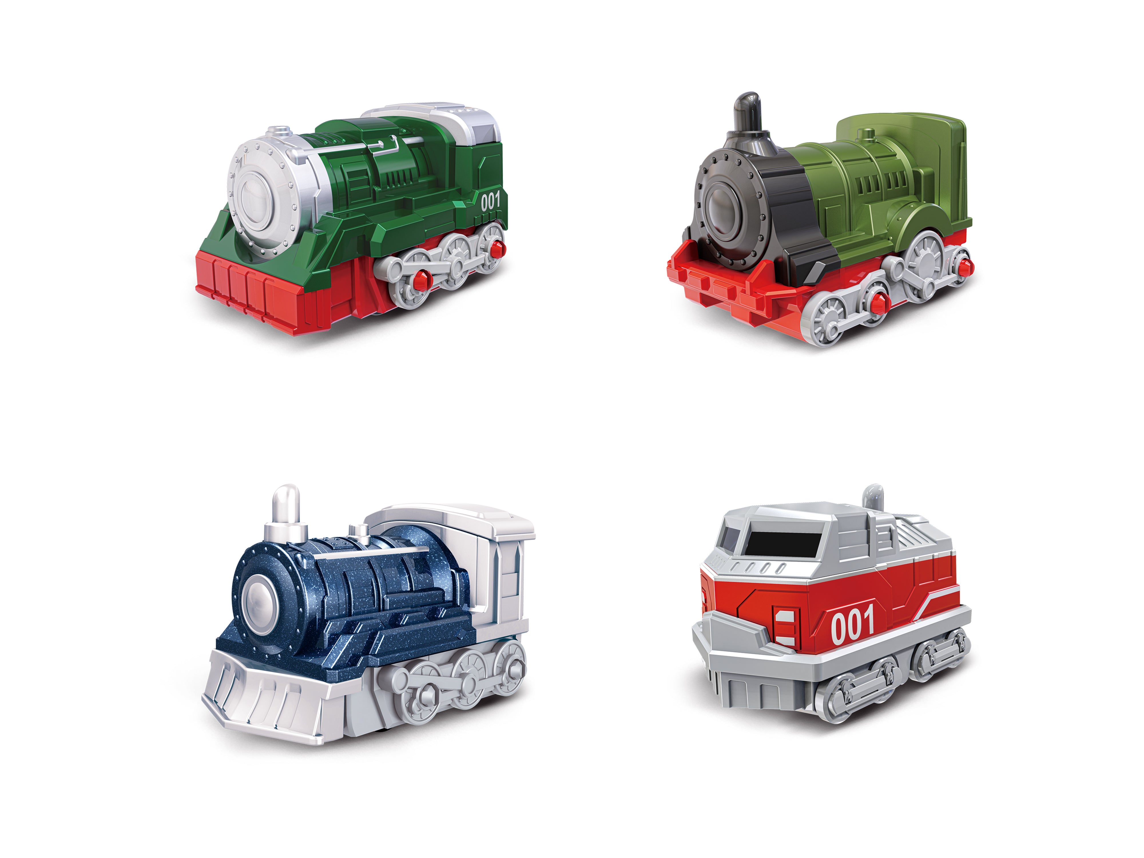 Mini Pullback Toy - Train (Box of 16)