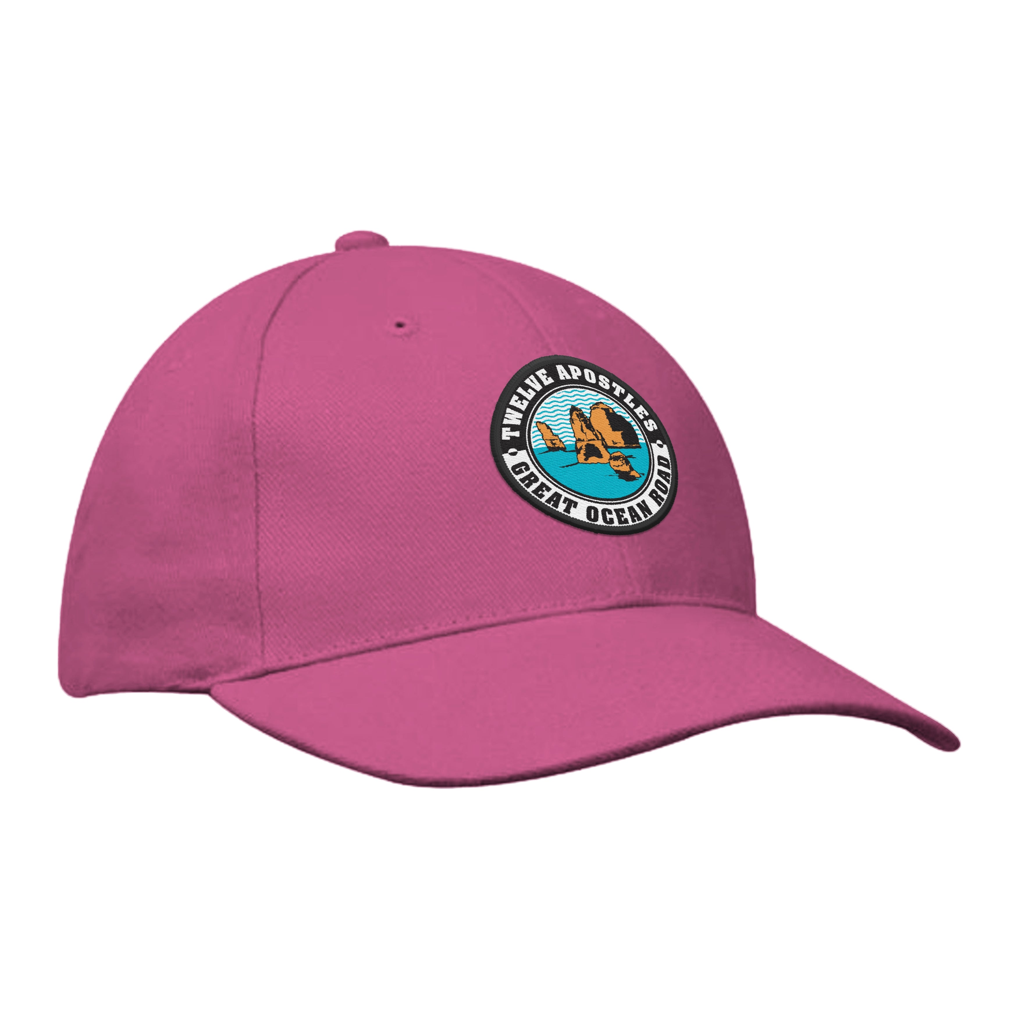 Cap Heavy Brushed Cotton - Great Ocean Road Woven Patch applied