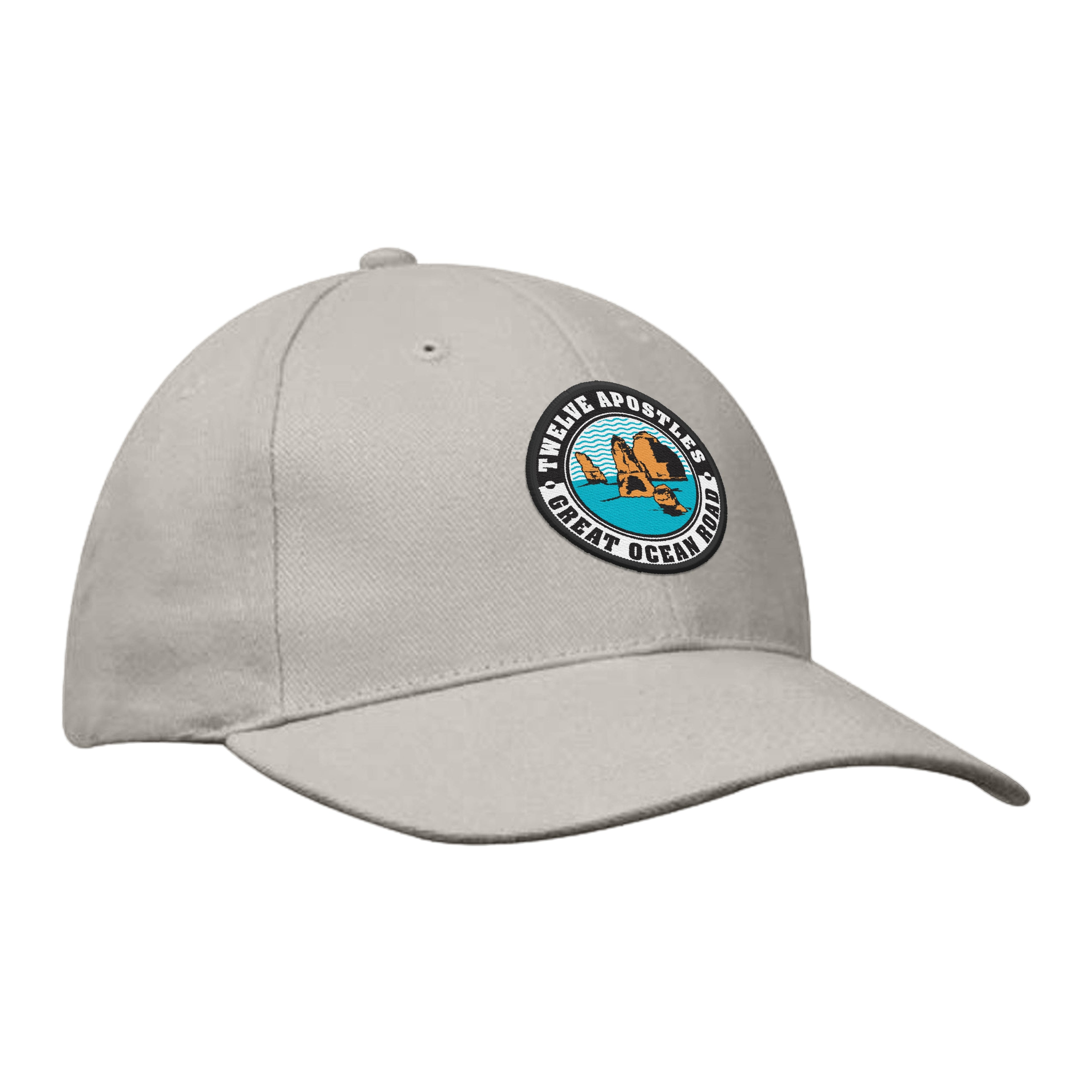 Cap Heavy Brushed Cotton - Great Ocean Road Woven Patch applied