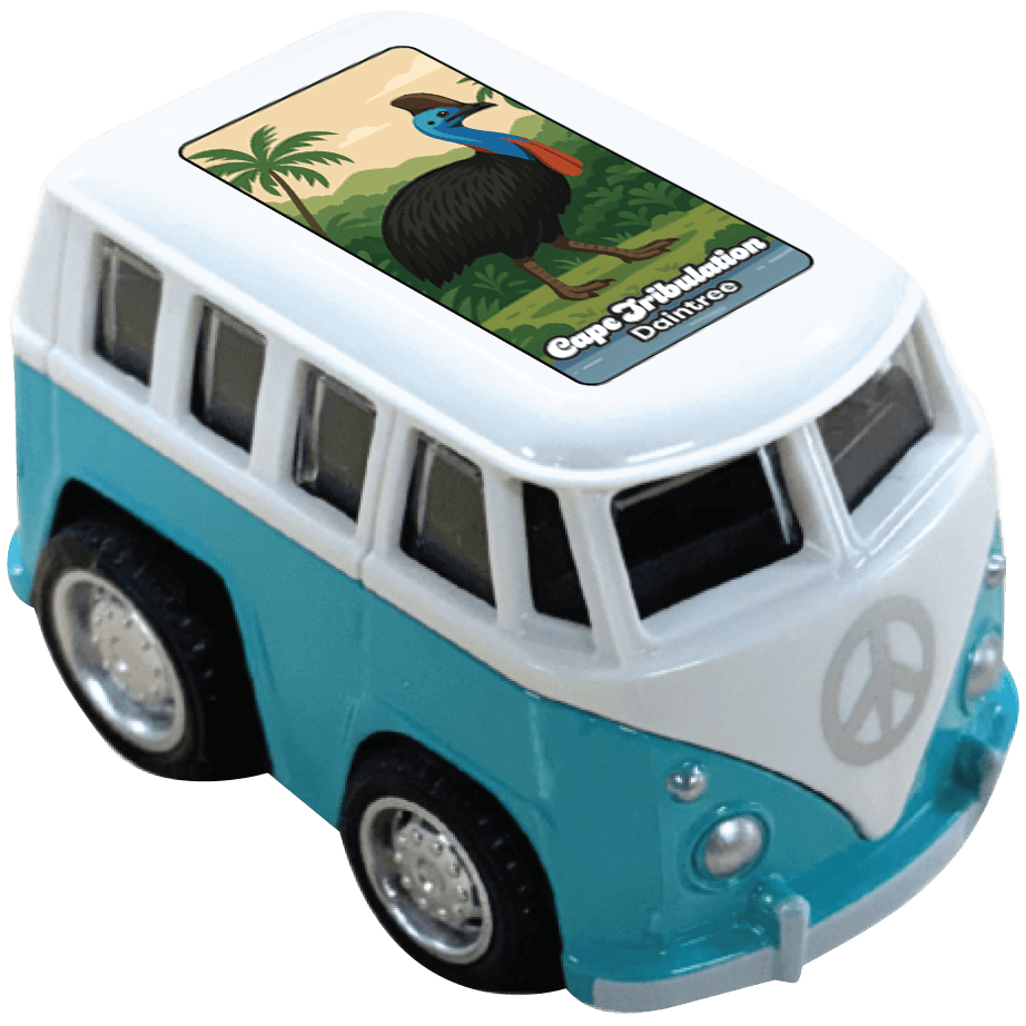 Diecast Pullback Kombi Van - Cape Tribulation