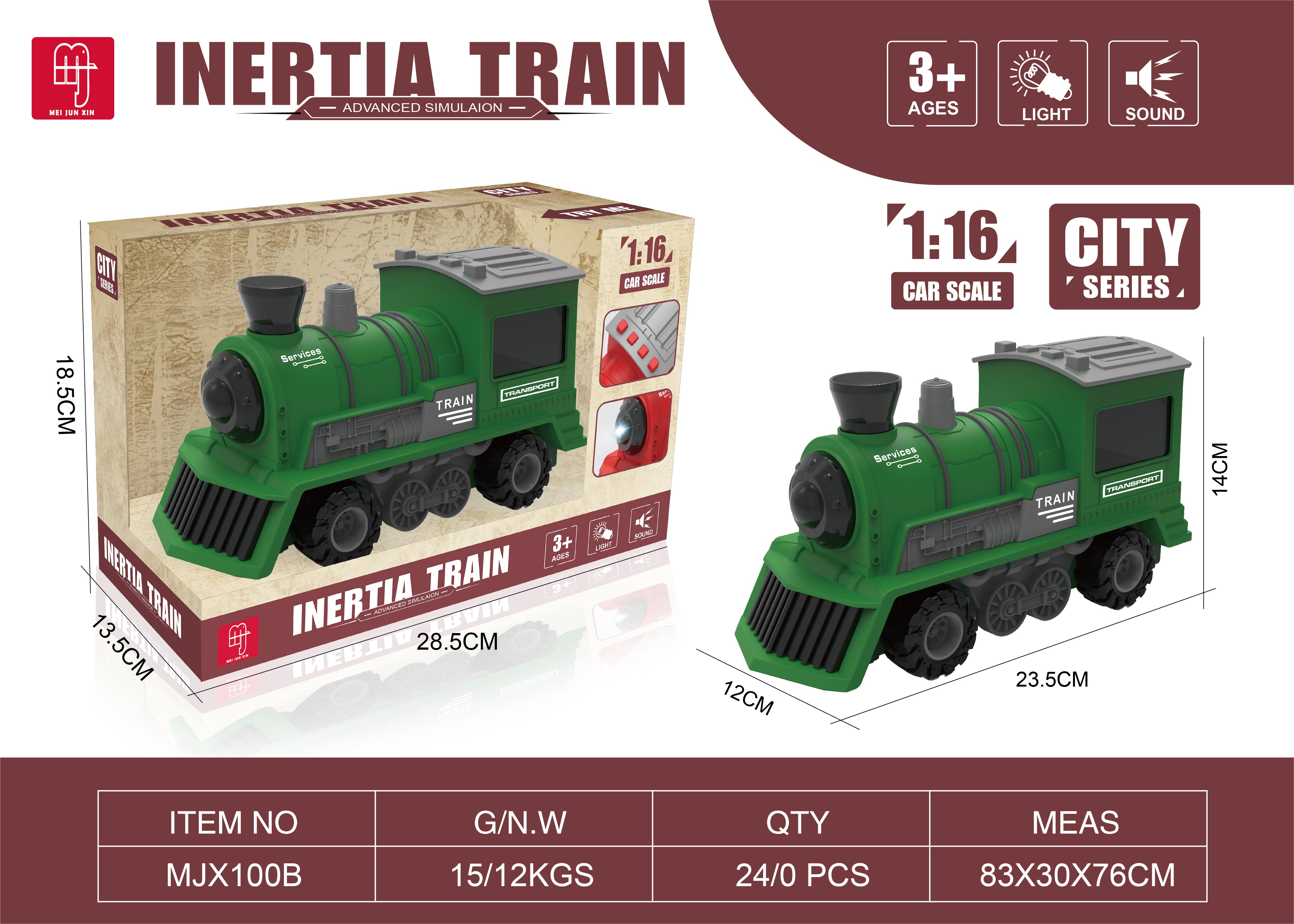 Inertia Friction & Sound Train Green - Wilmot Harvey