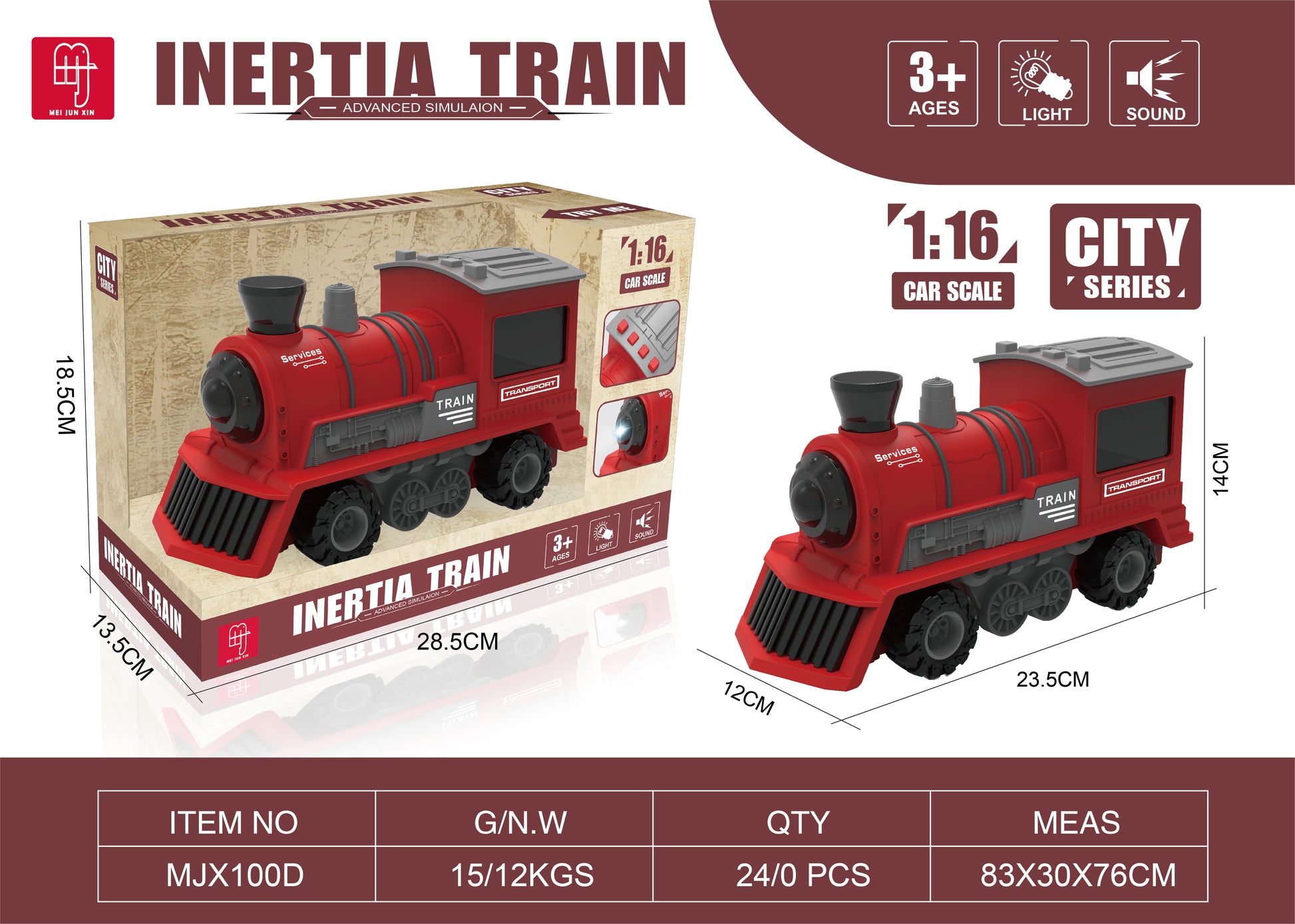 Inertia Friction & Sound Train Red - Wilmot Harvey