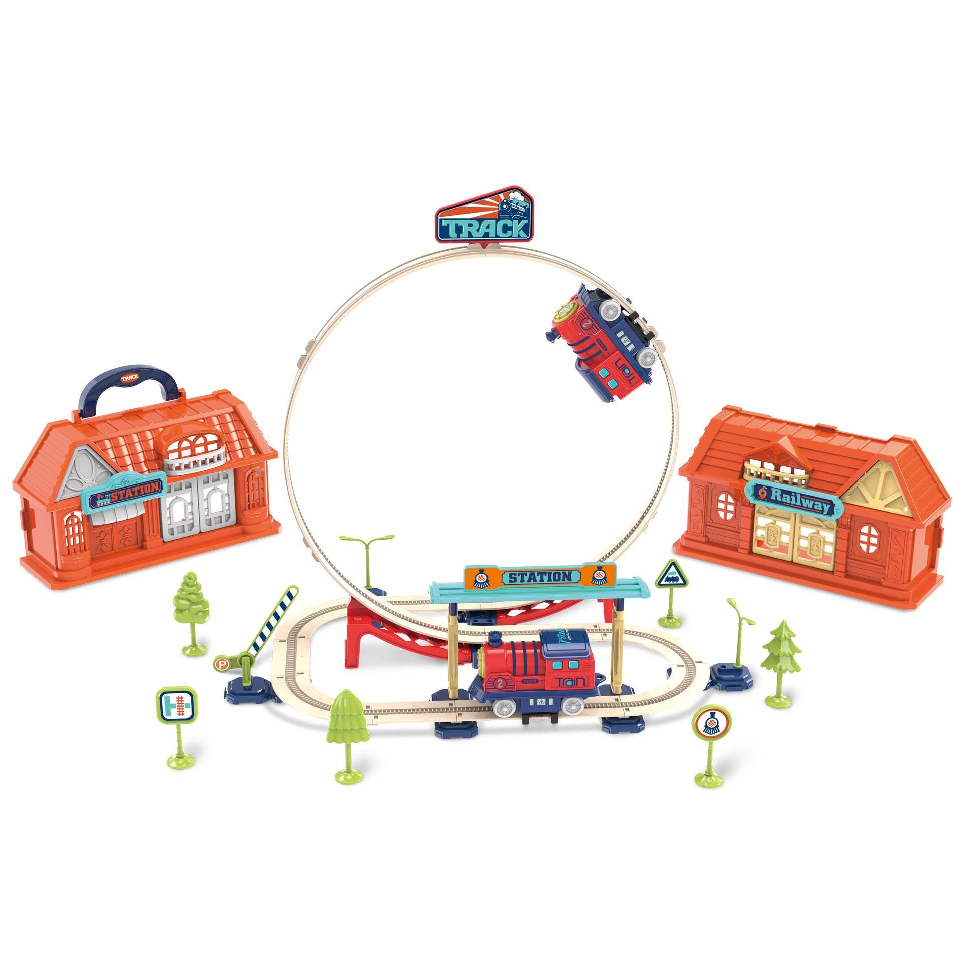 Train Box Set Small (52 pieces) - Wilmot Harvey