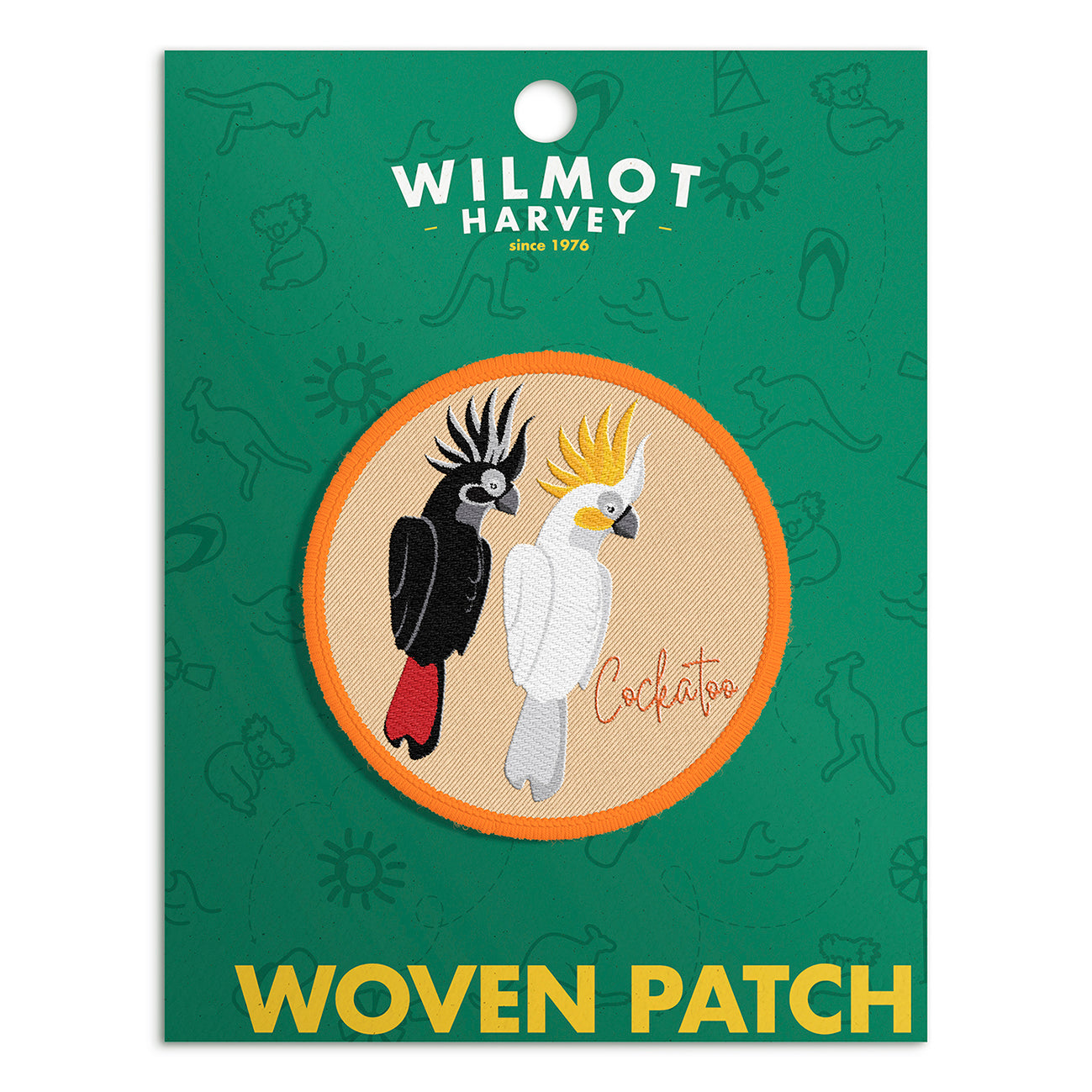 Woven Patch - Cockatoo - Wilmot Harvey
