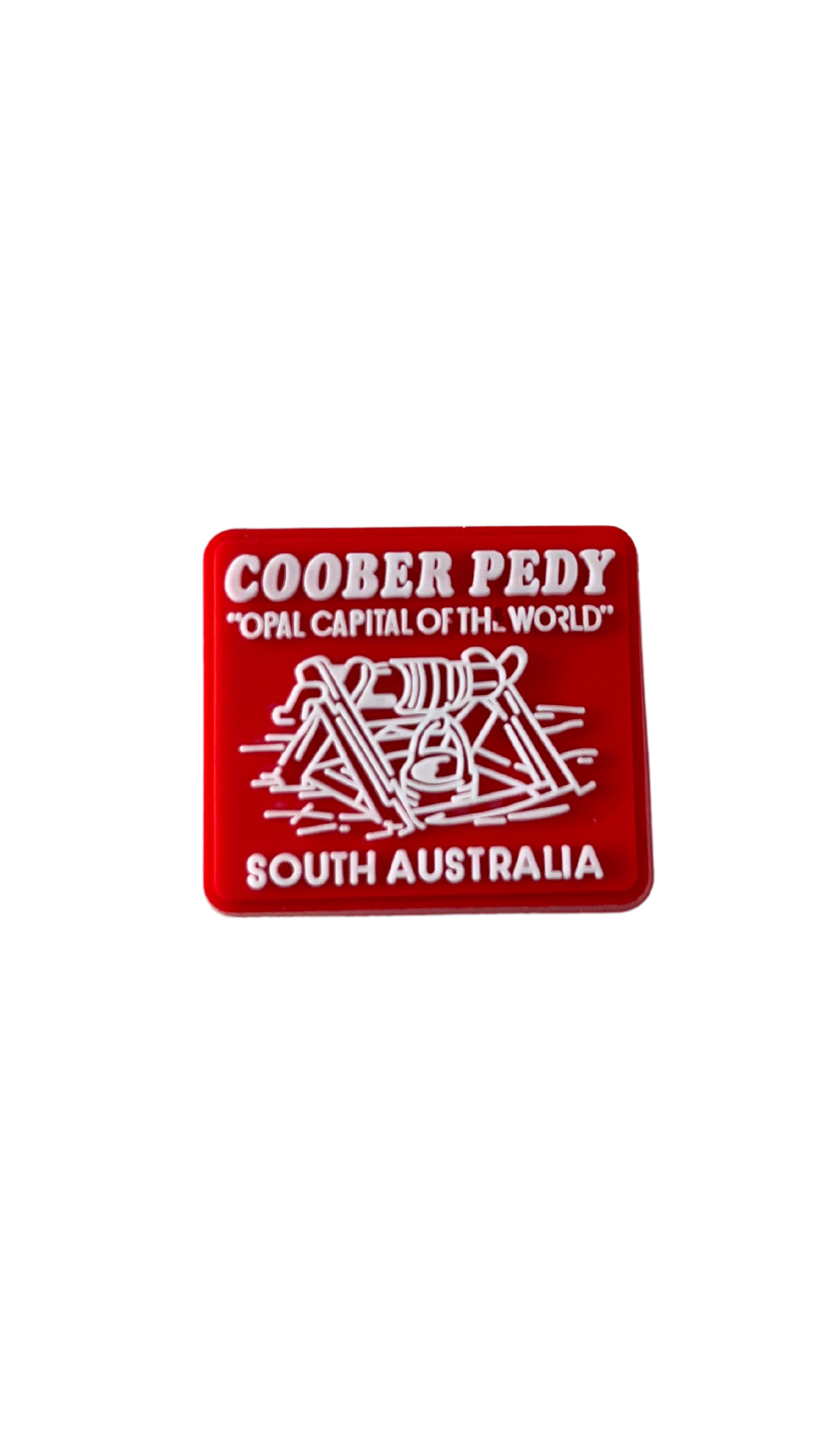Shoe Charm - Coober Pedy Opal Capital Red