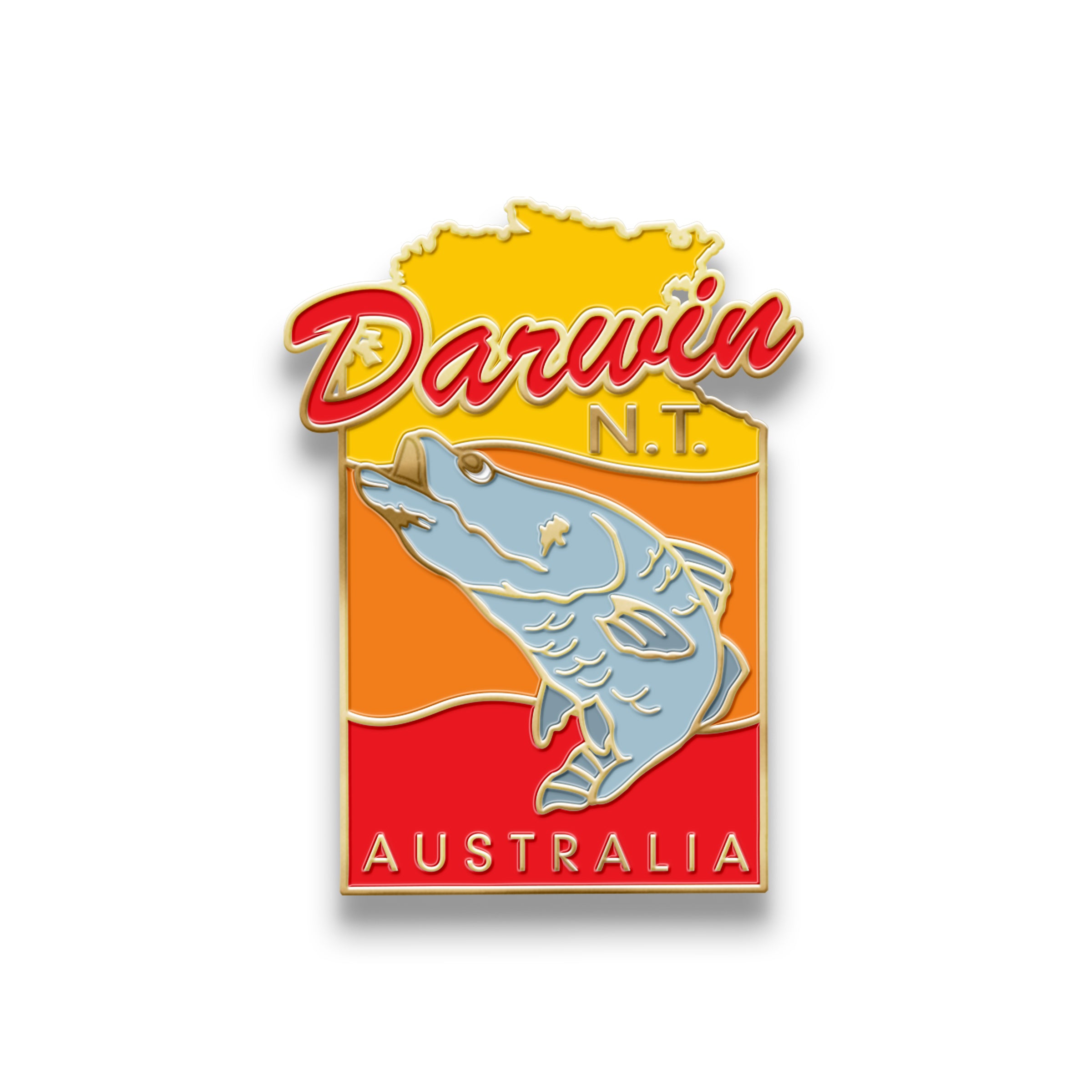 Hat Badge - Darwin Barramundi