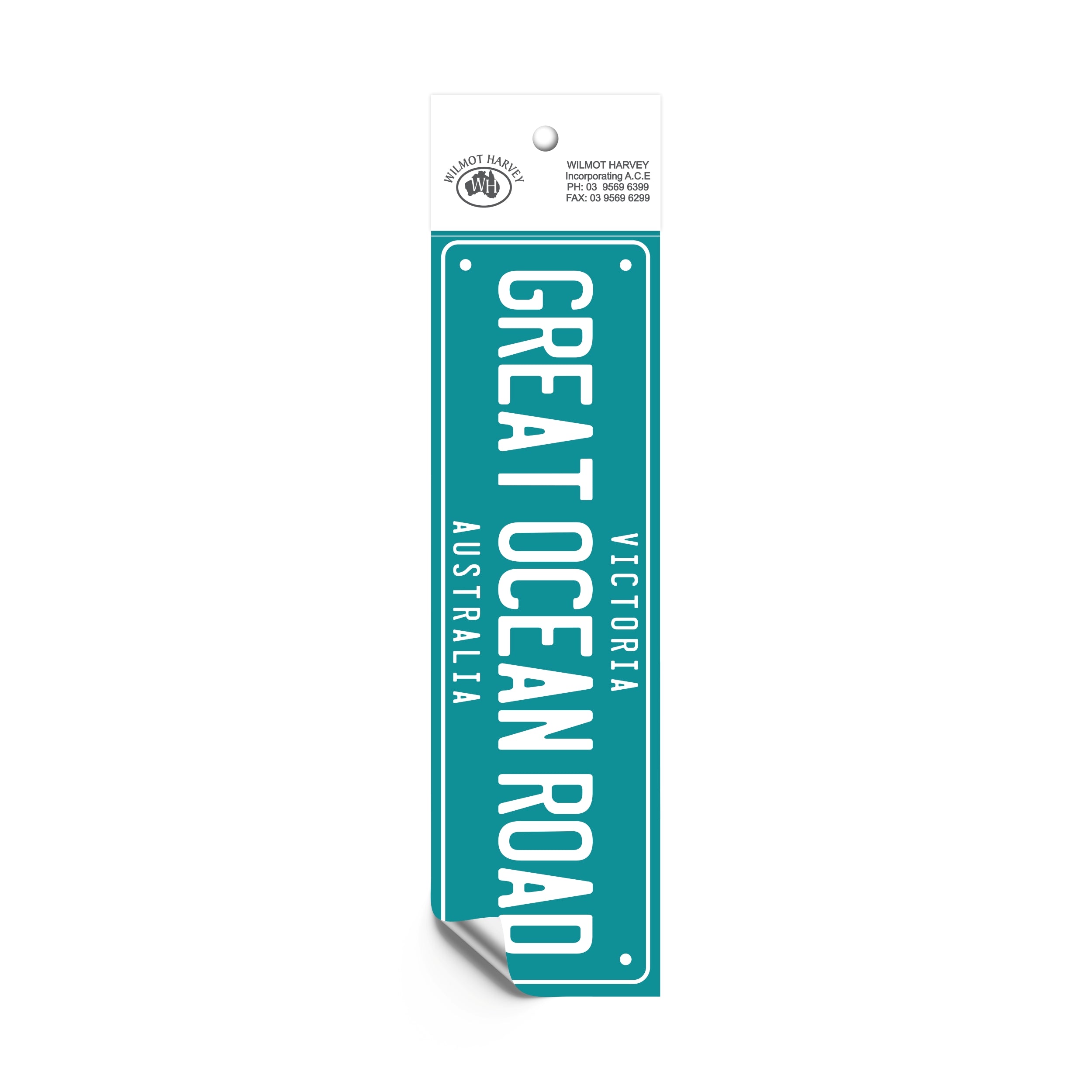 Sticker - Great Ocean Road Number Plate
