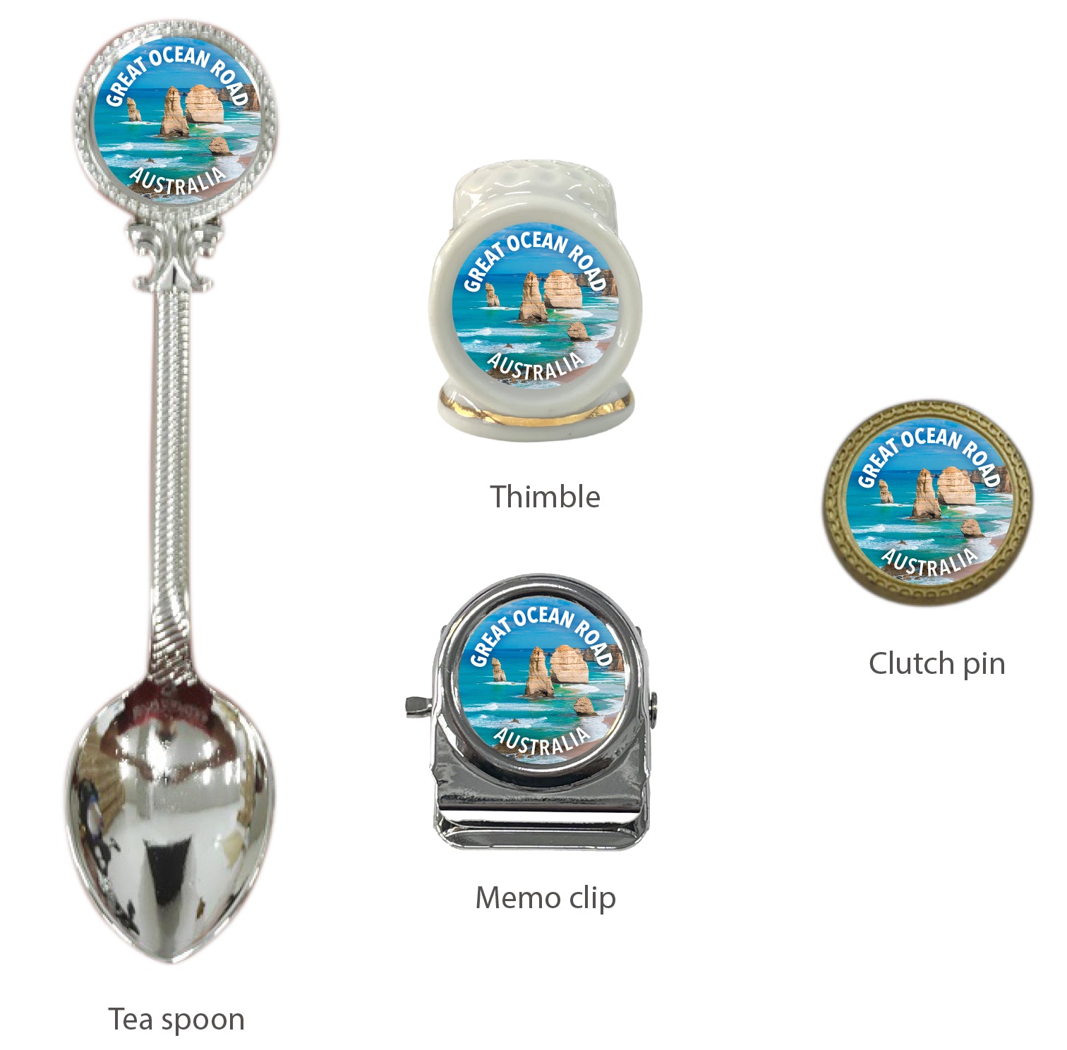 20mm Crest Great Ocean Road Twelve Apostles Day - Various Products (All in stock so please reorder) - Wilmot Harvey