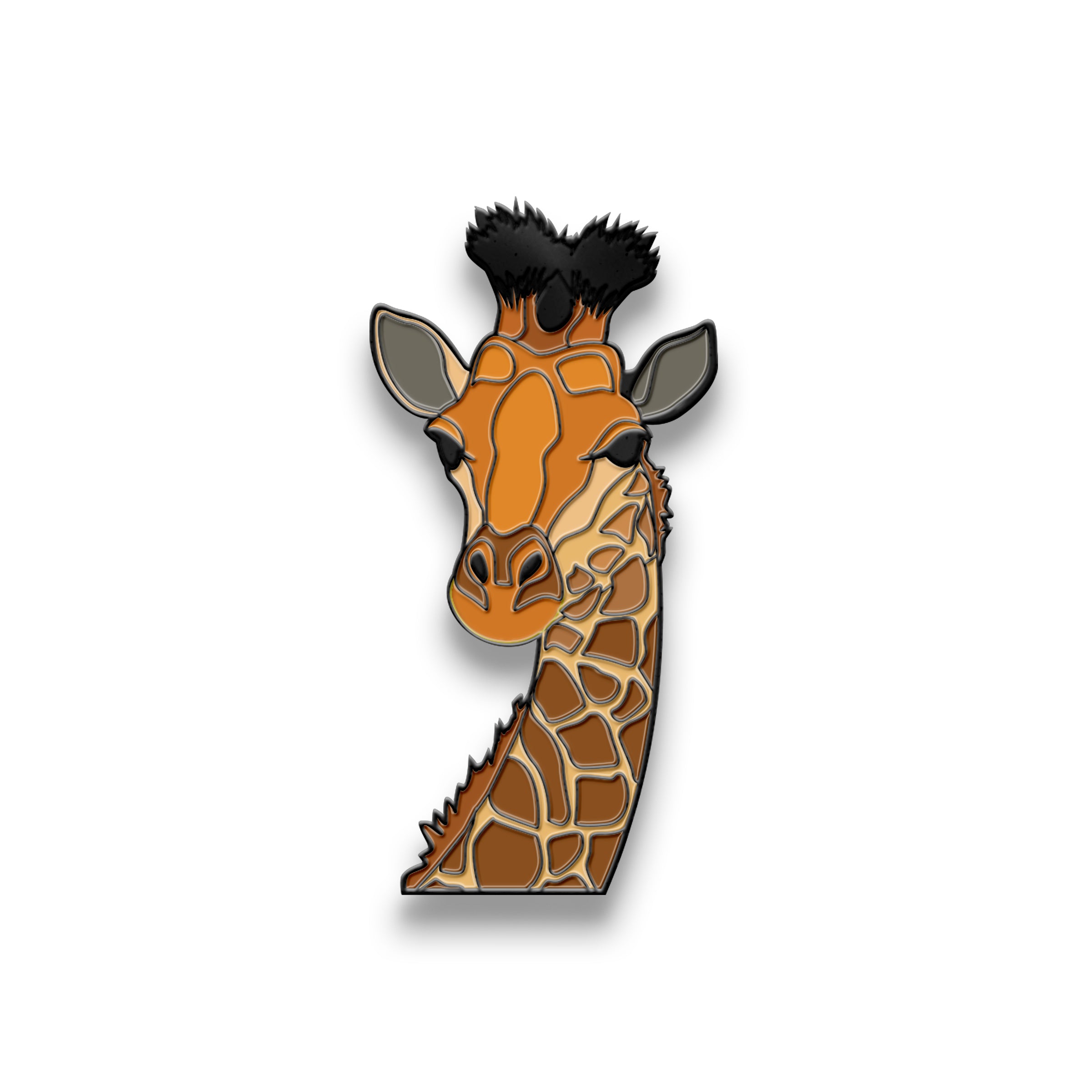 Hat Badge - Giraffe