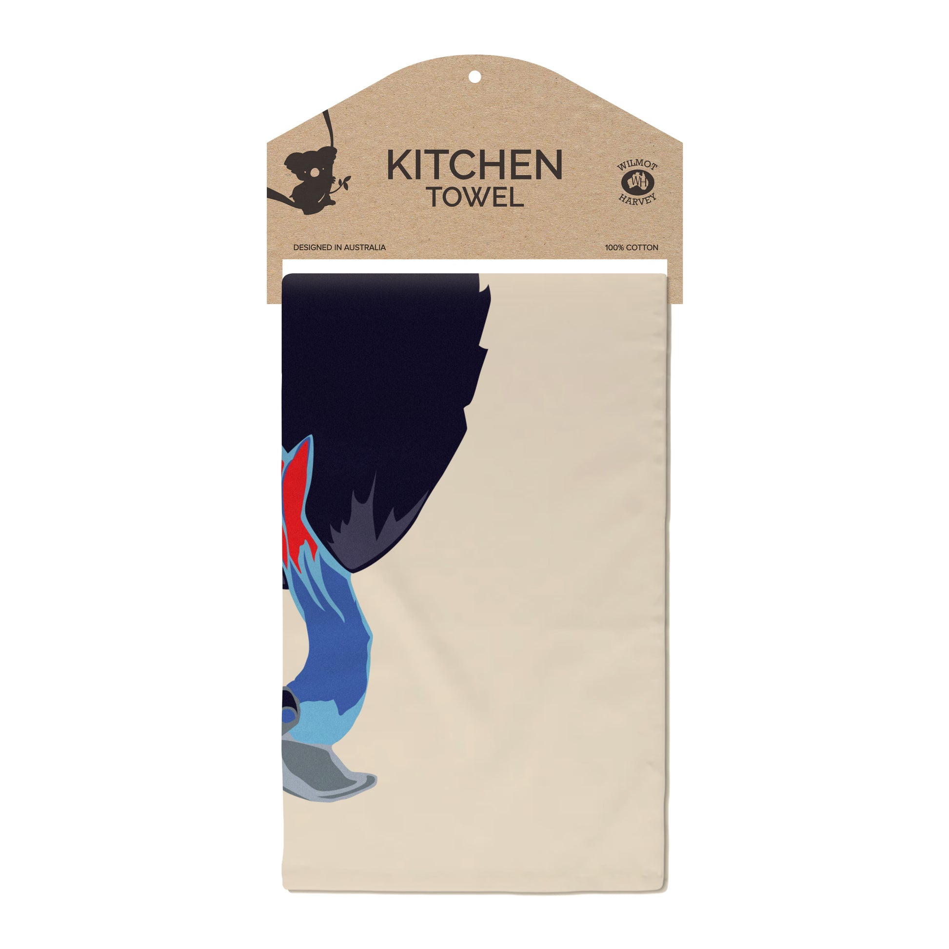 Tea Towel - Cassowary - Wilmot Harvey