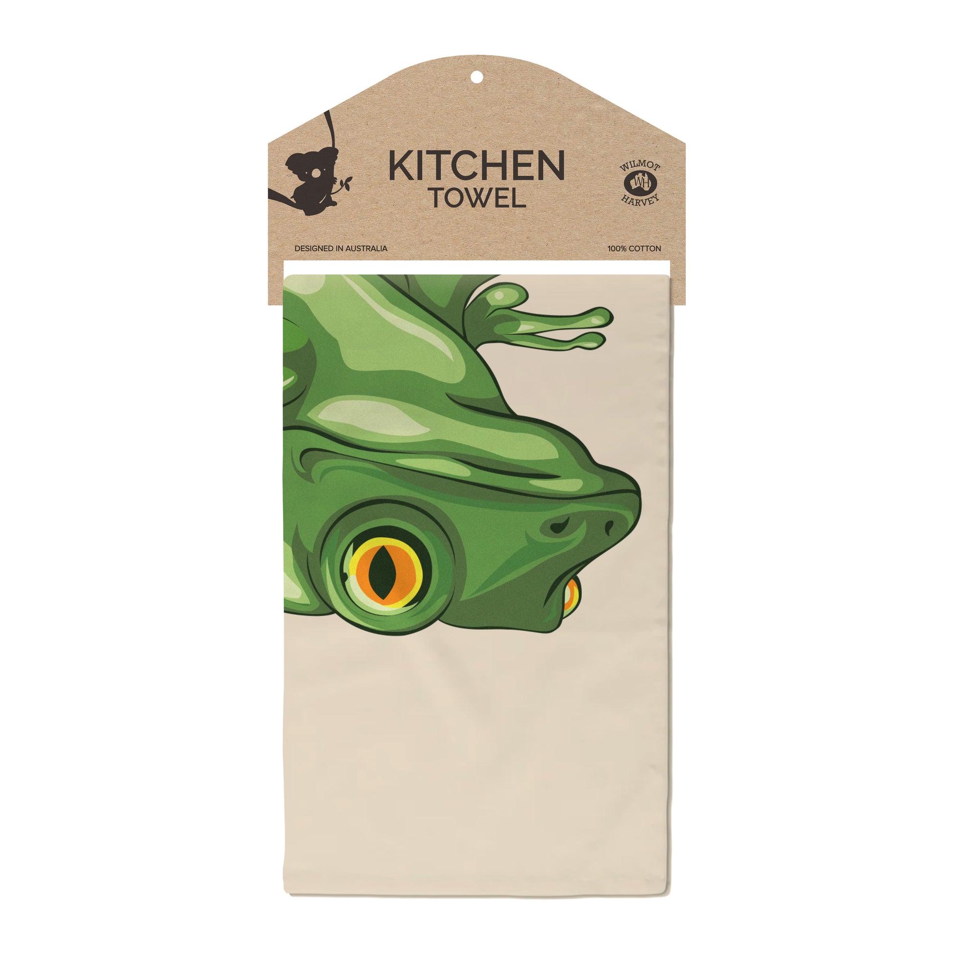 Tea Towel - Frog - Wilmot Harvey