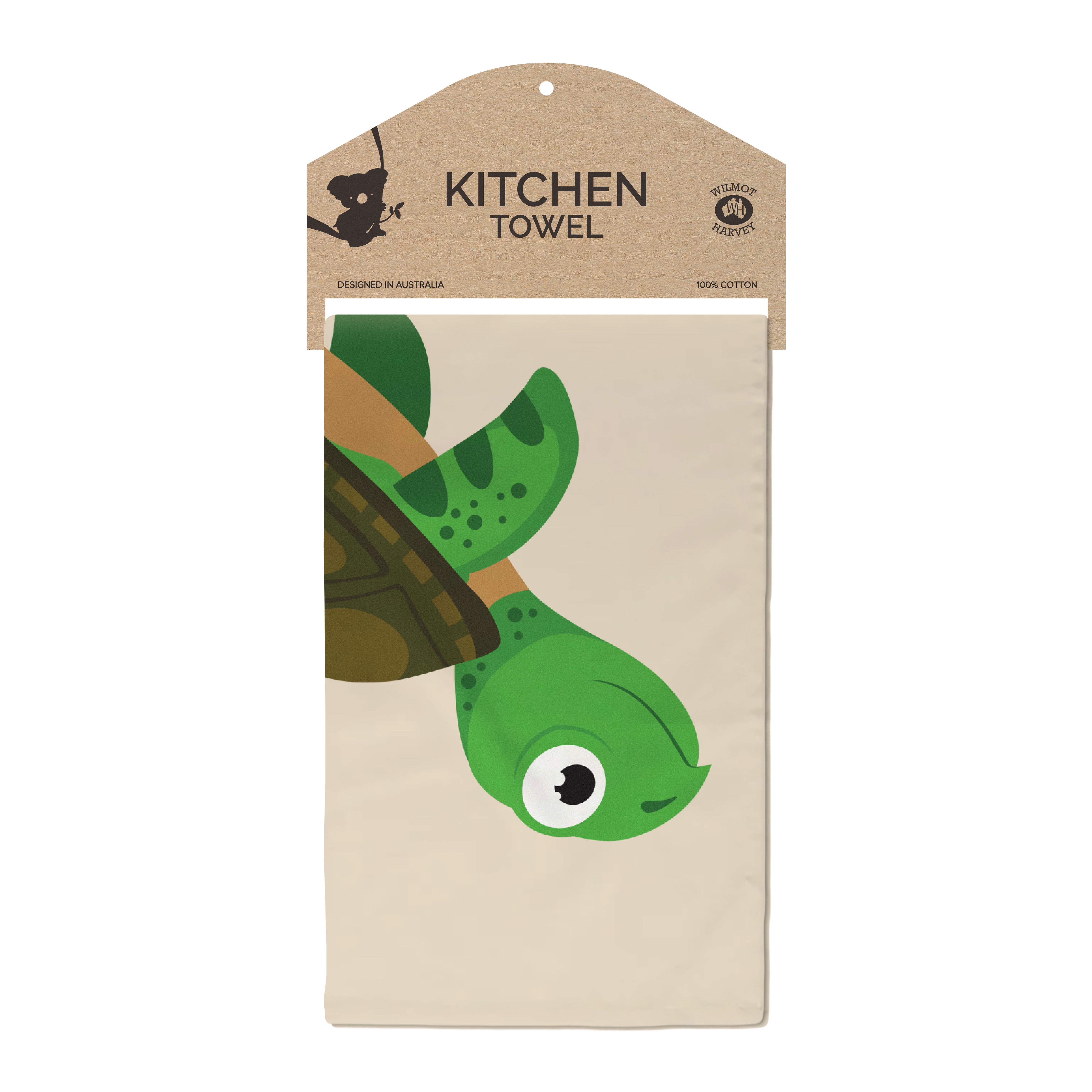 Tea Towel - Turtle - Wilmot Harvey
