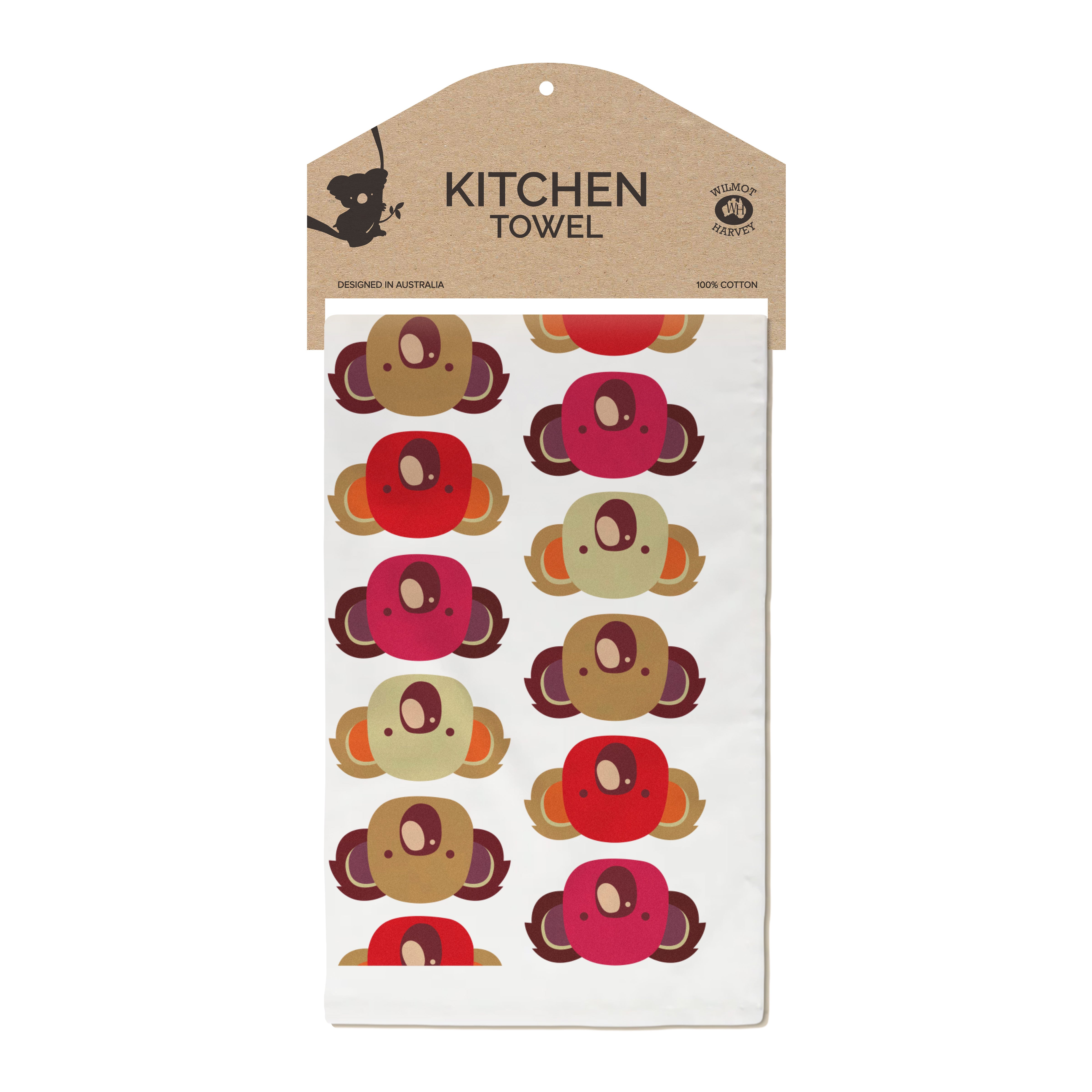 Tea Towel - Koala Head - Wilmot Harvey