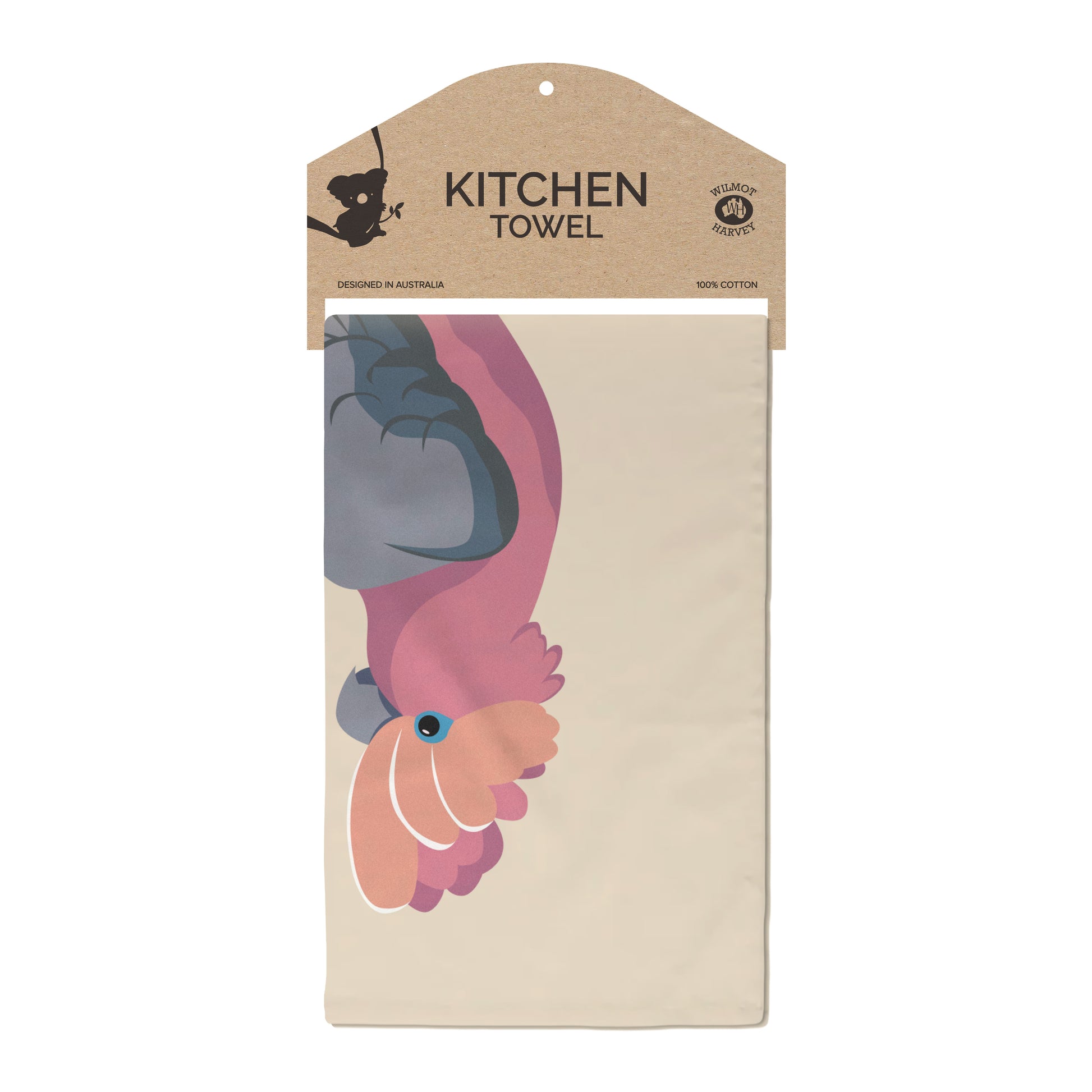 Tea Towel - Galah - Wilmot Harvey