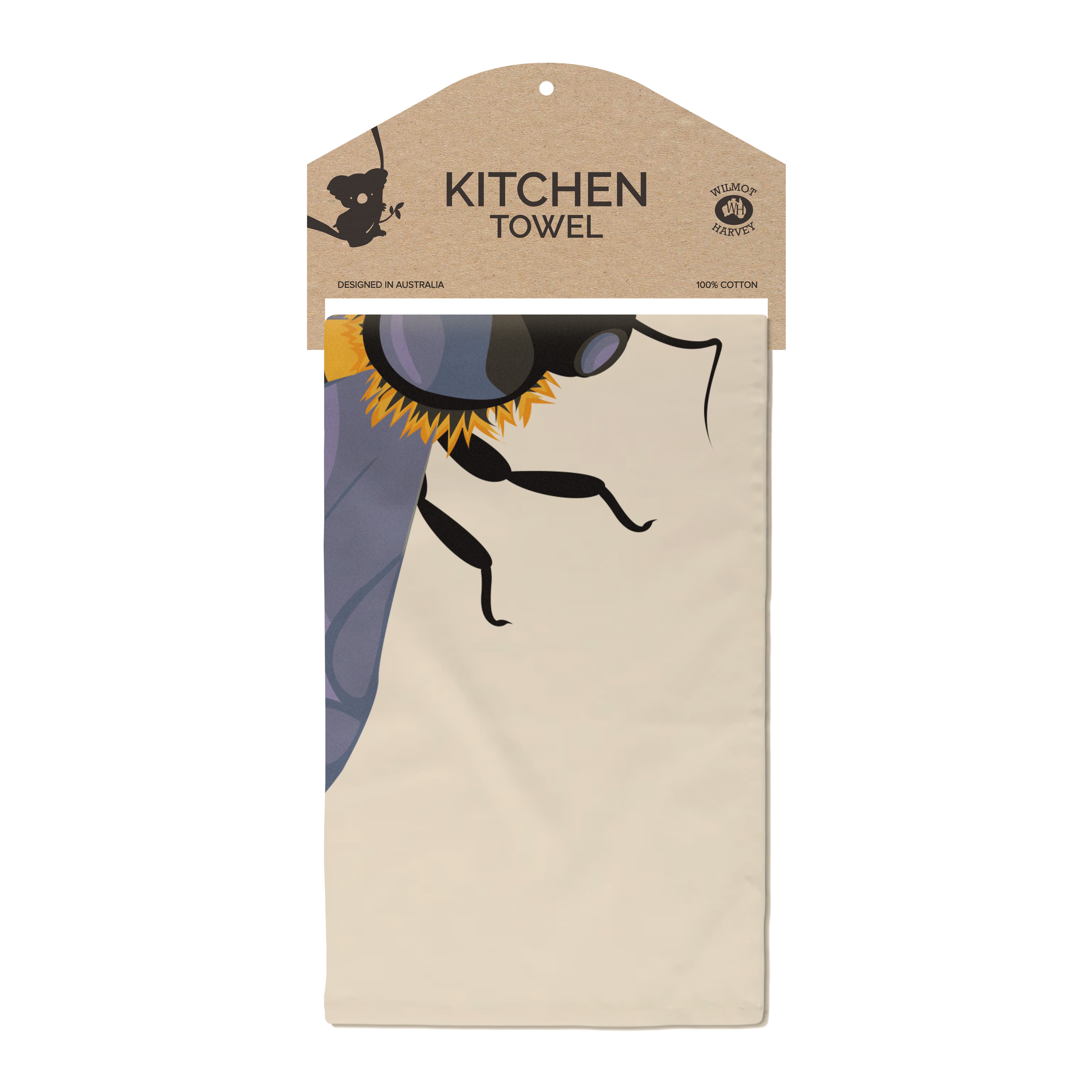 Tea Towel - Bee - Wilmot Harvey