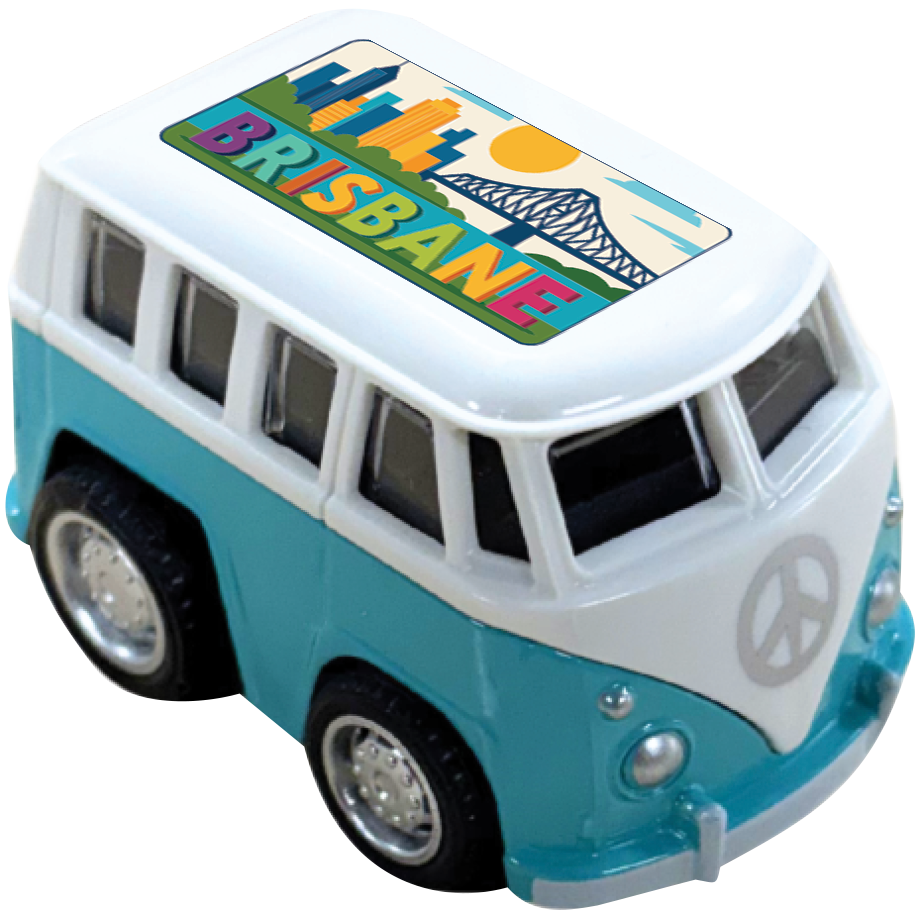 Diecast Pullback Kombi Van - Brisbane