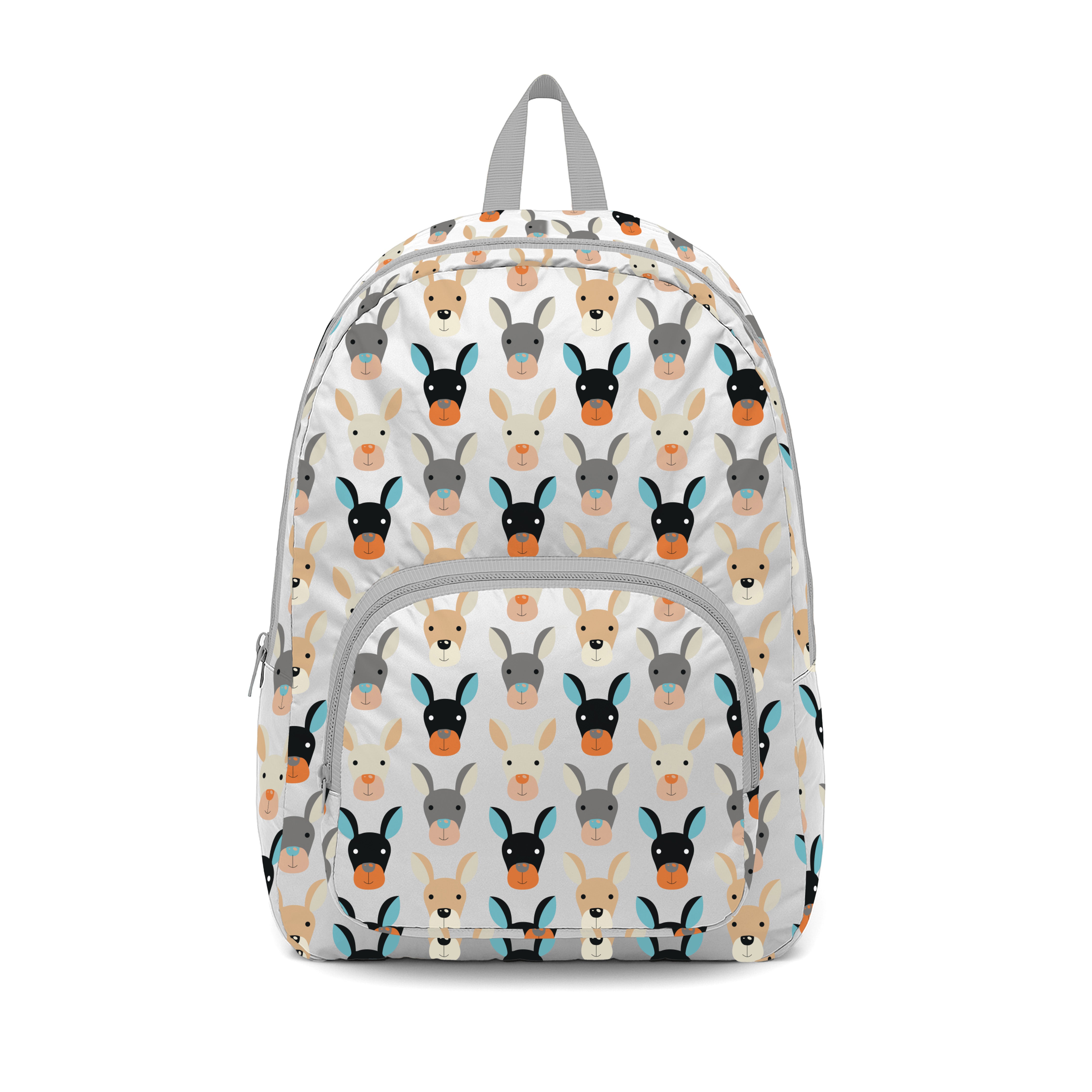 Fold-Up Backpack - Kangaroo Head