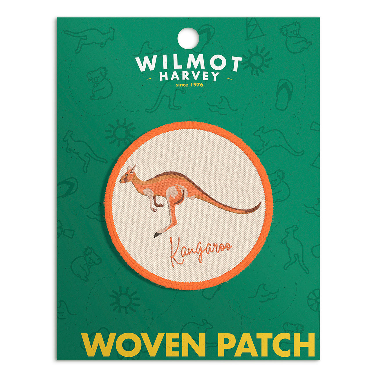 Woven Patch - Kangaroo - Wilmot Harvey