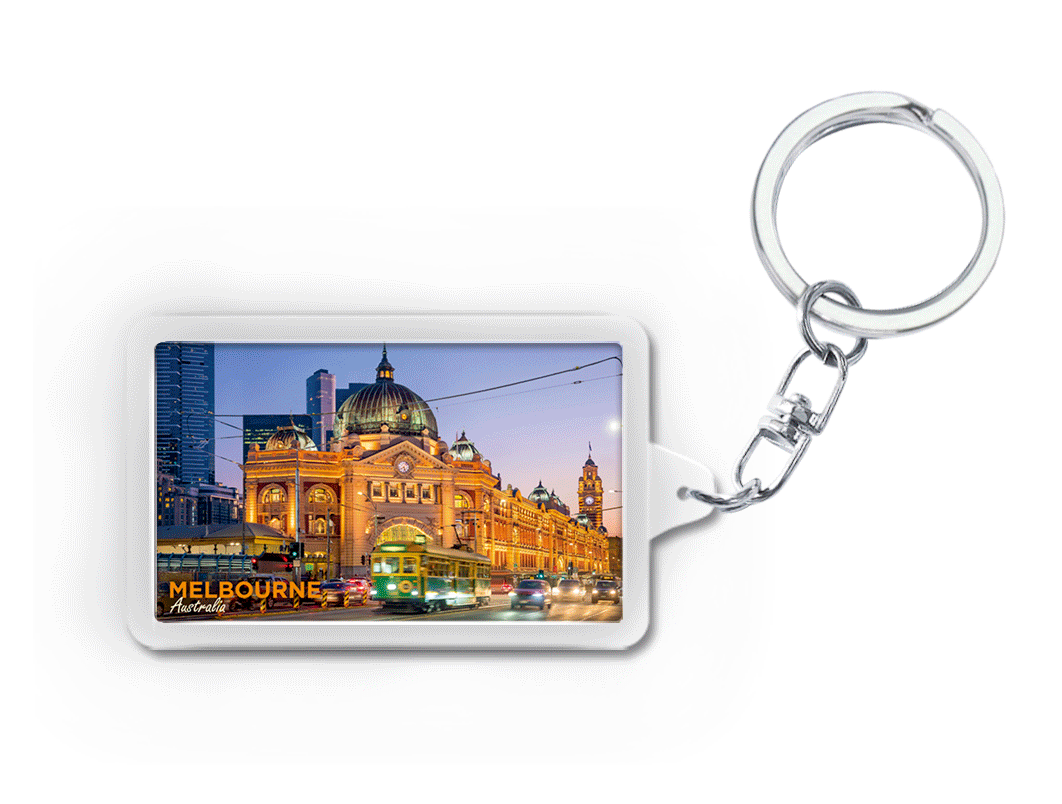 3D Keyring - Melbourne