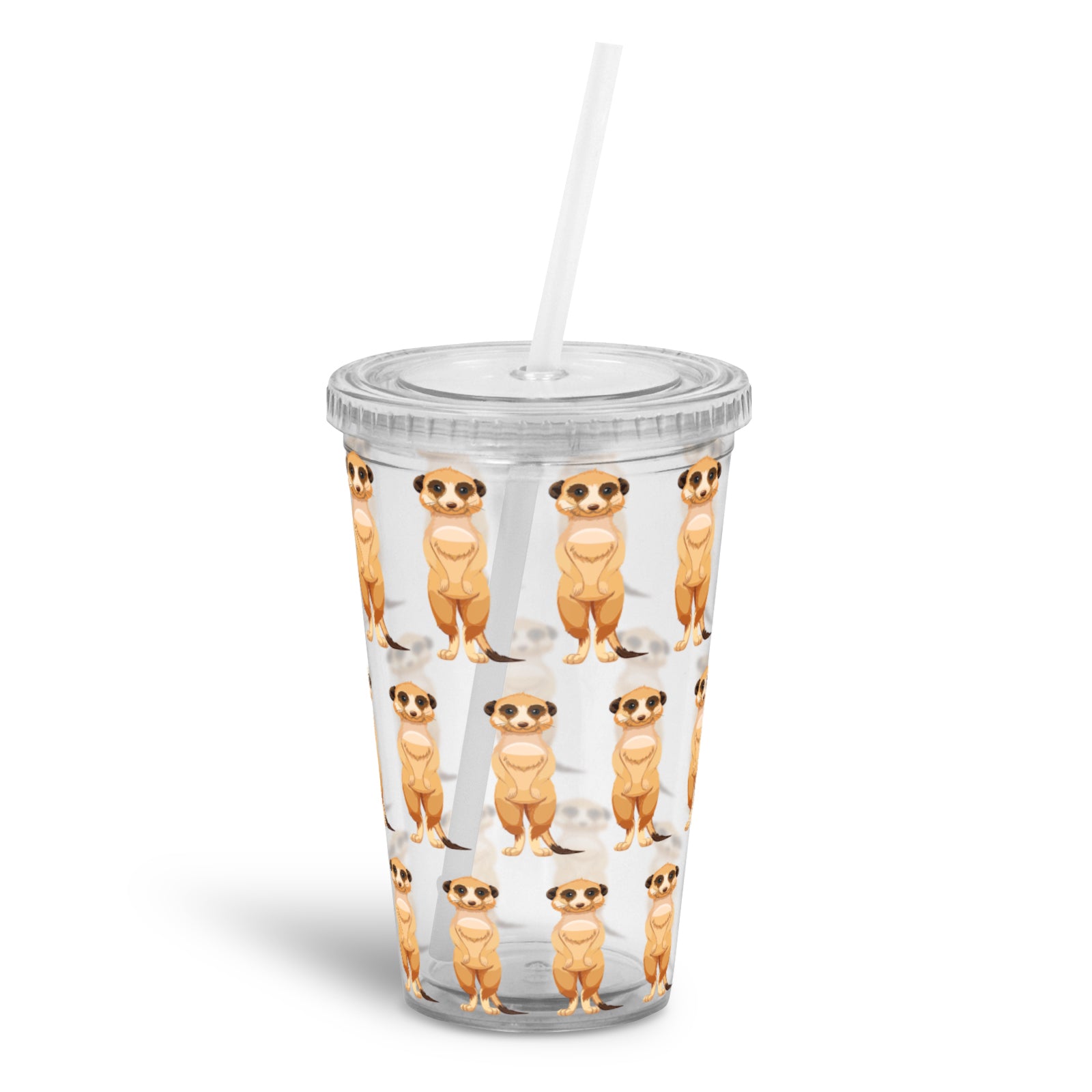 Reusable Cup and Straw - Meerkat