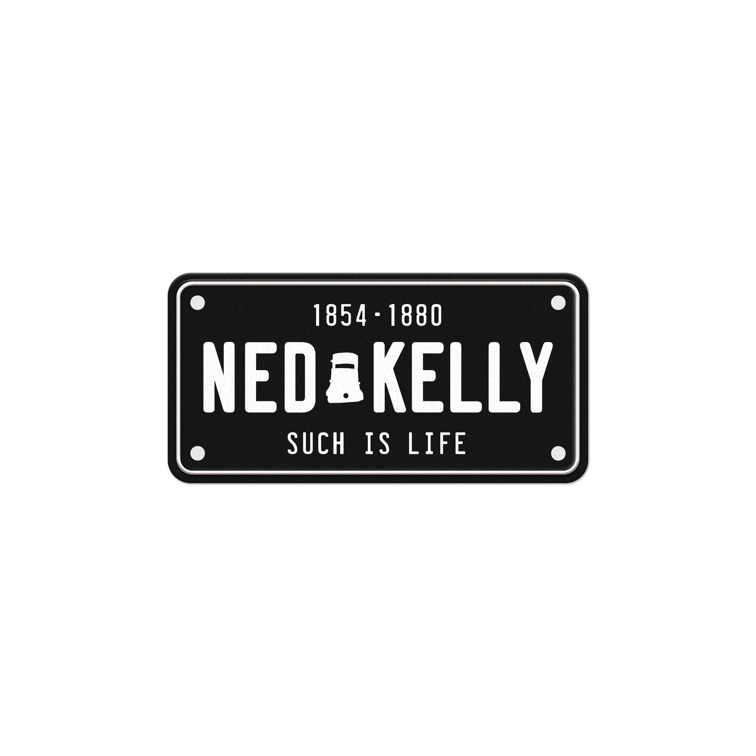 Number Plate Magnet - Ned Kelly
