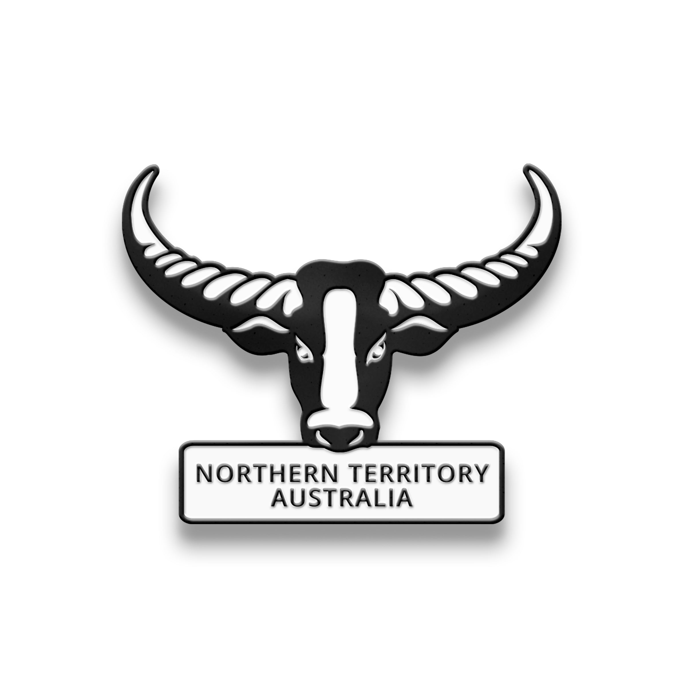 Hat Badge - NT Bull Horns