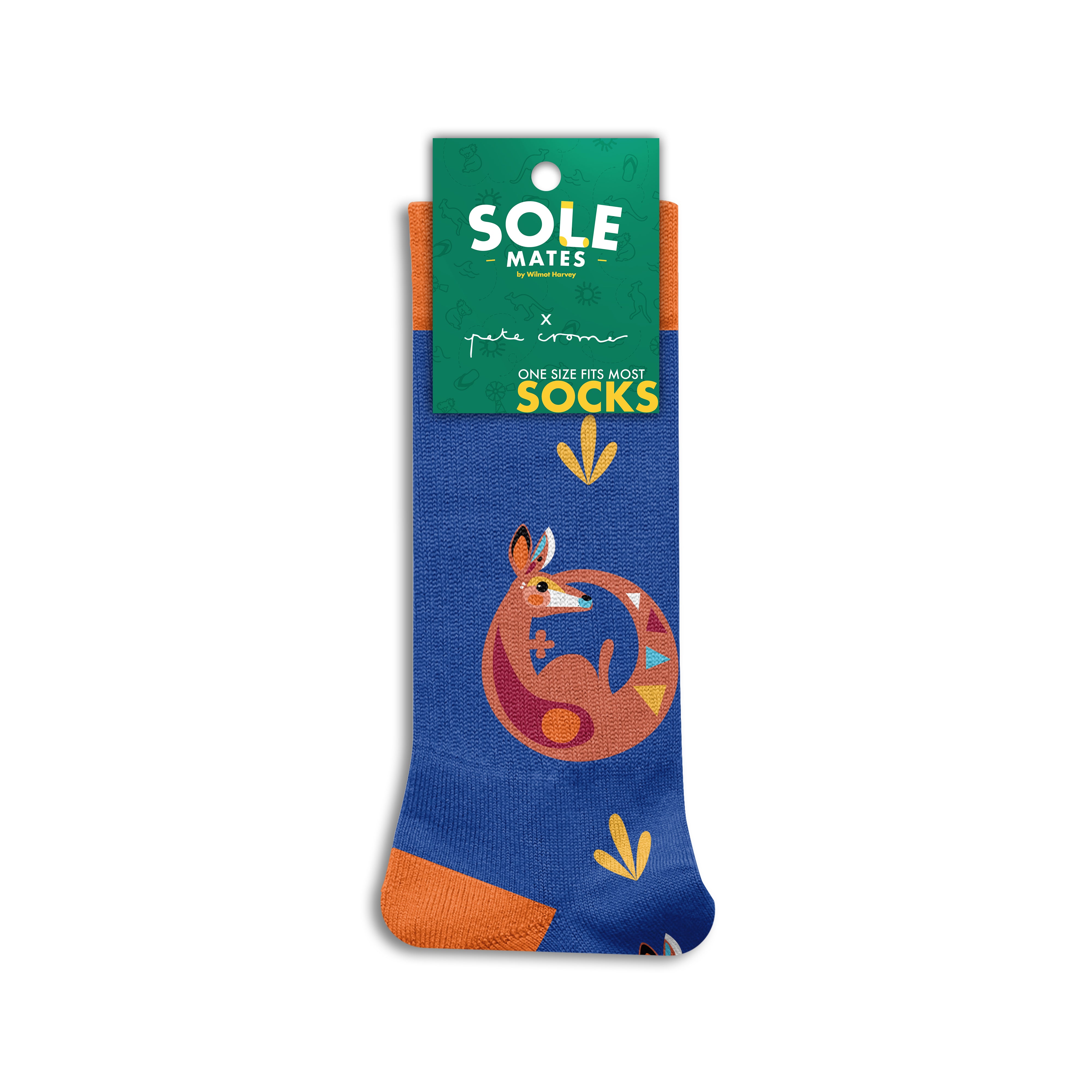 Pete Cromer x Sole Mates Socks - Kangaroo - Wilmot Harvey