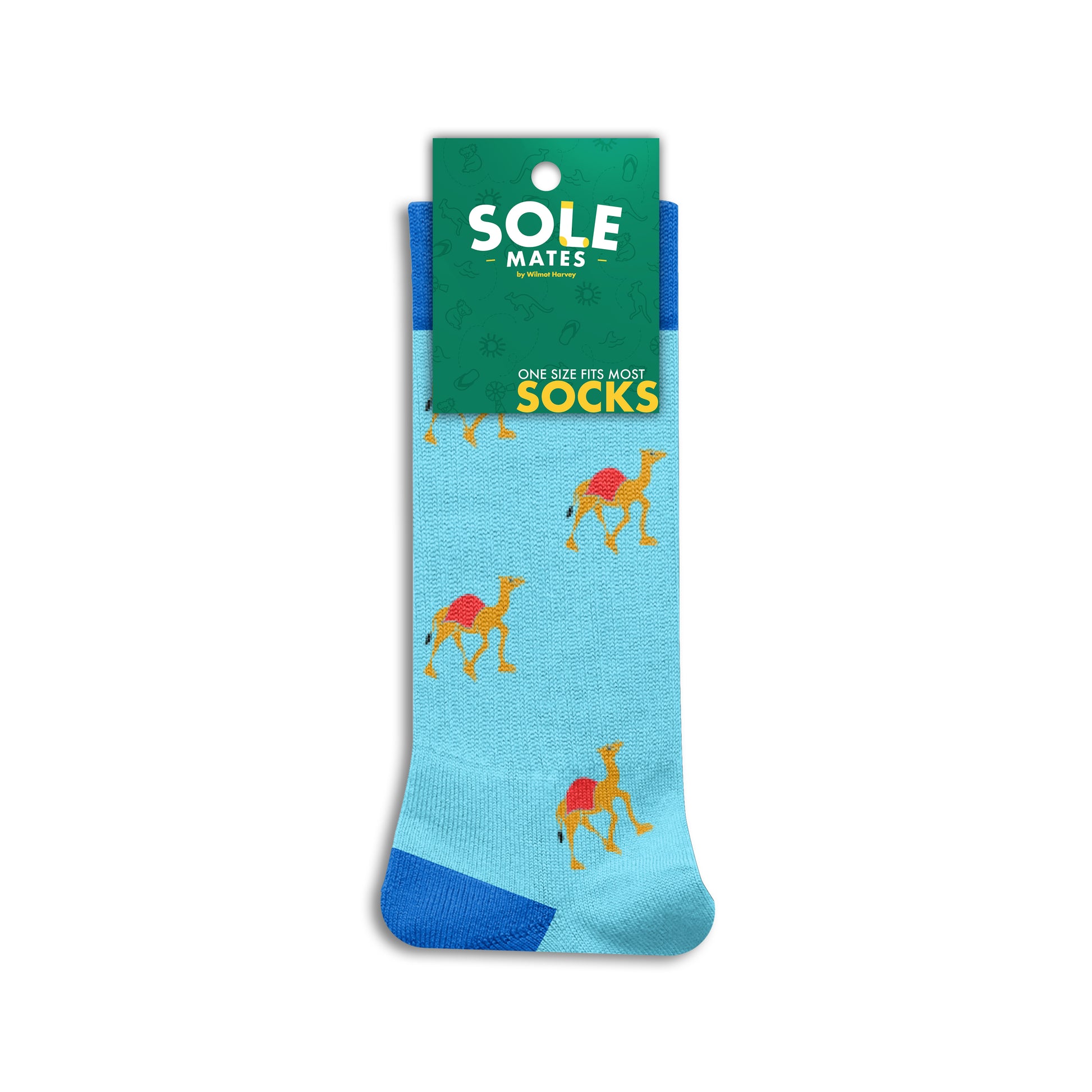 Sole Mates Socks - Camel Blue - Wilmot Harvey