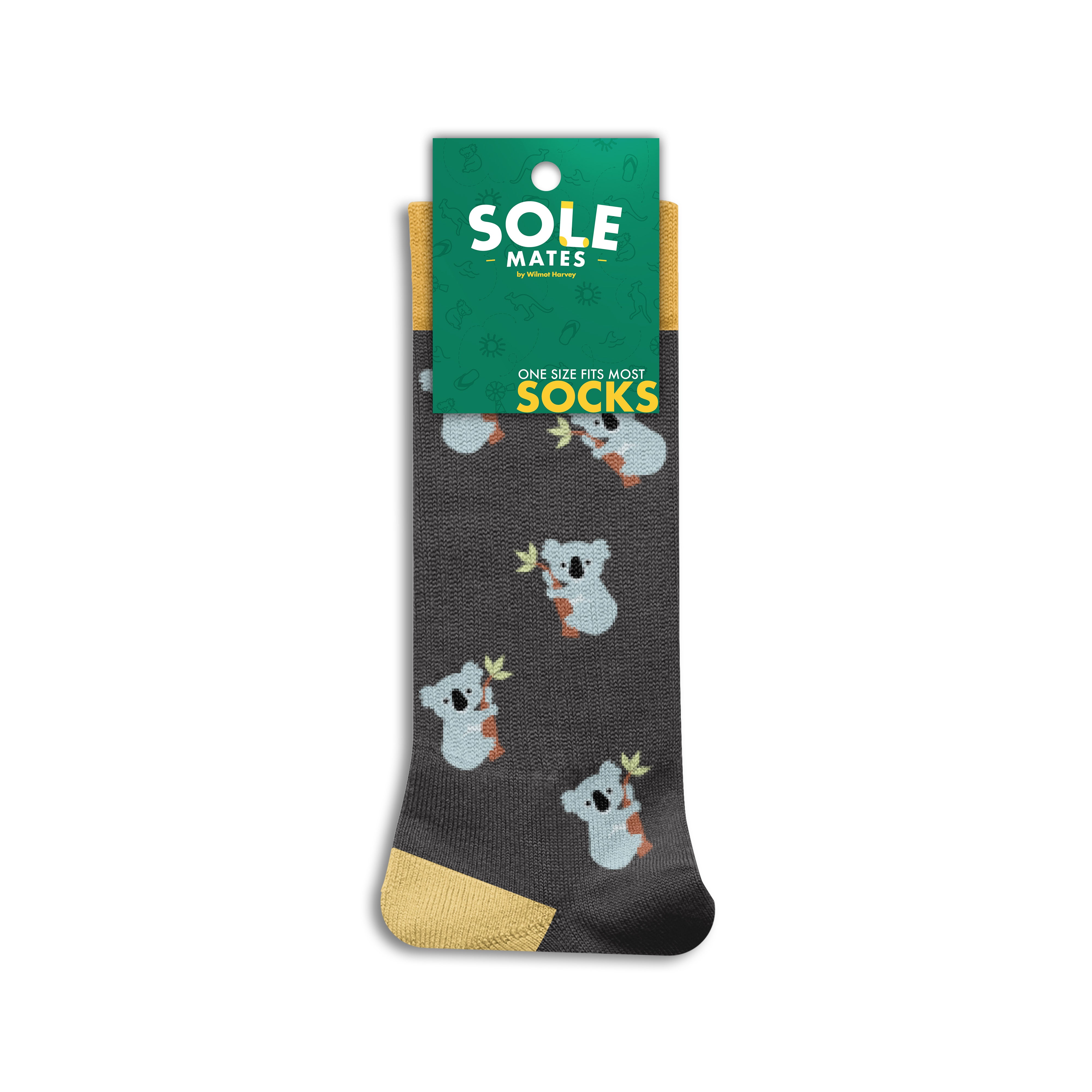 Sole Mates Socks - Koala Brown - Wilmot Harvey