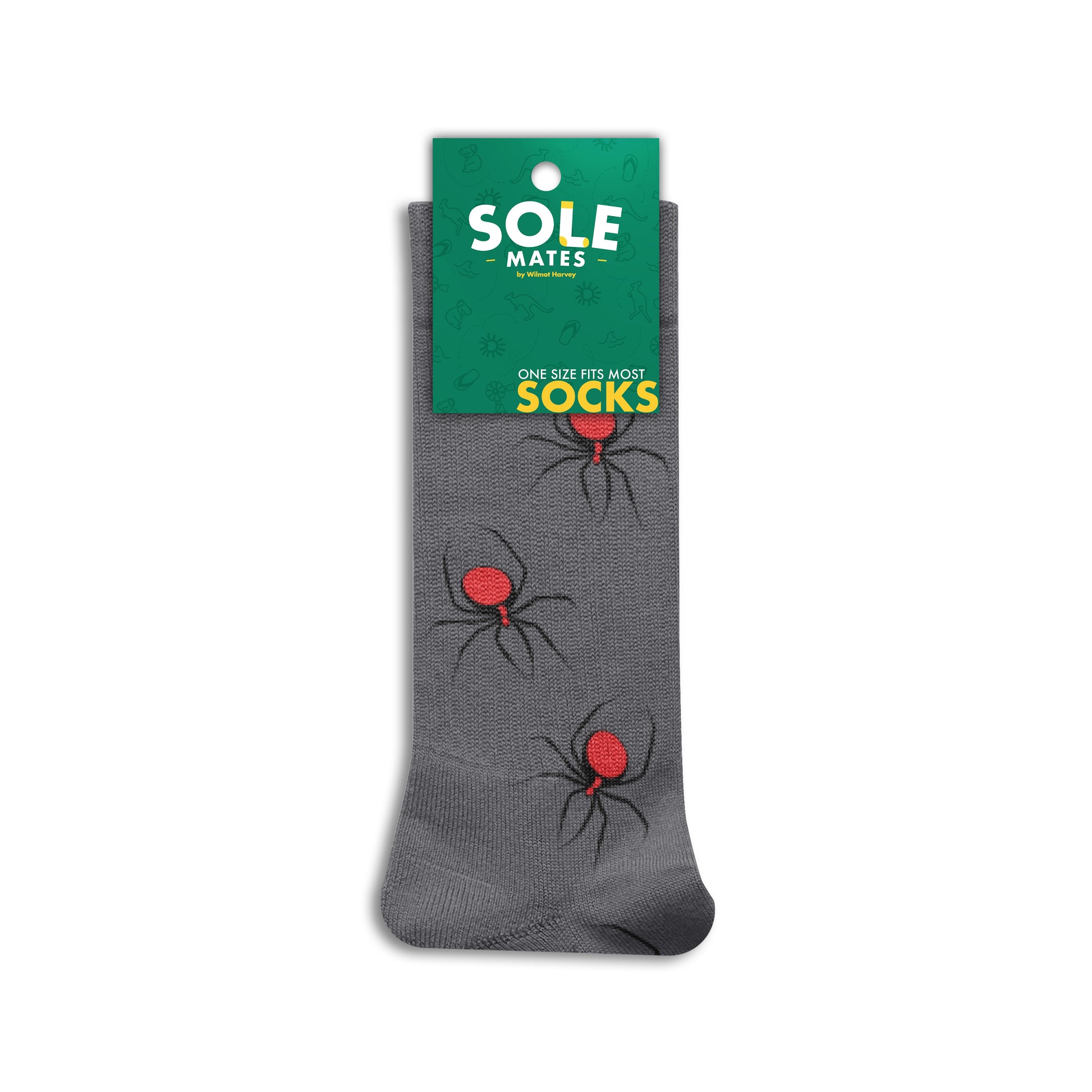 Sole Mates Socks - Red Back Spider - Wilmot Harvey