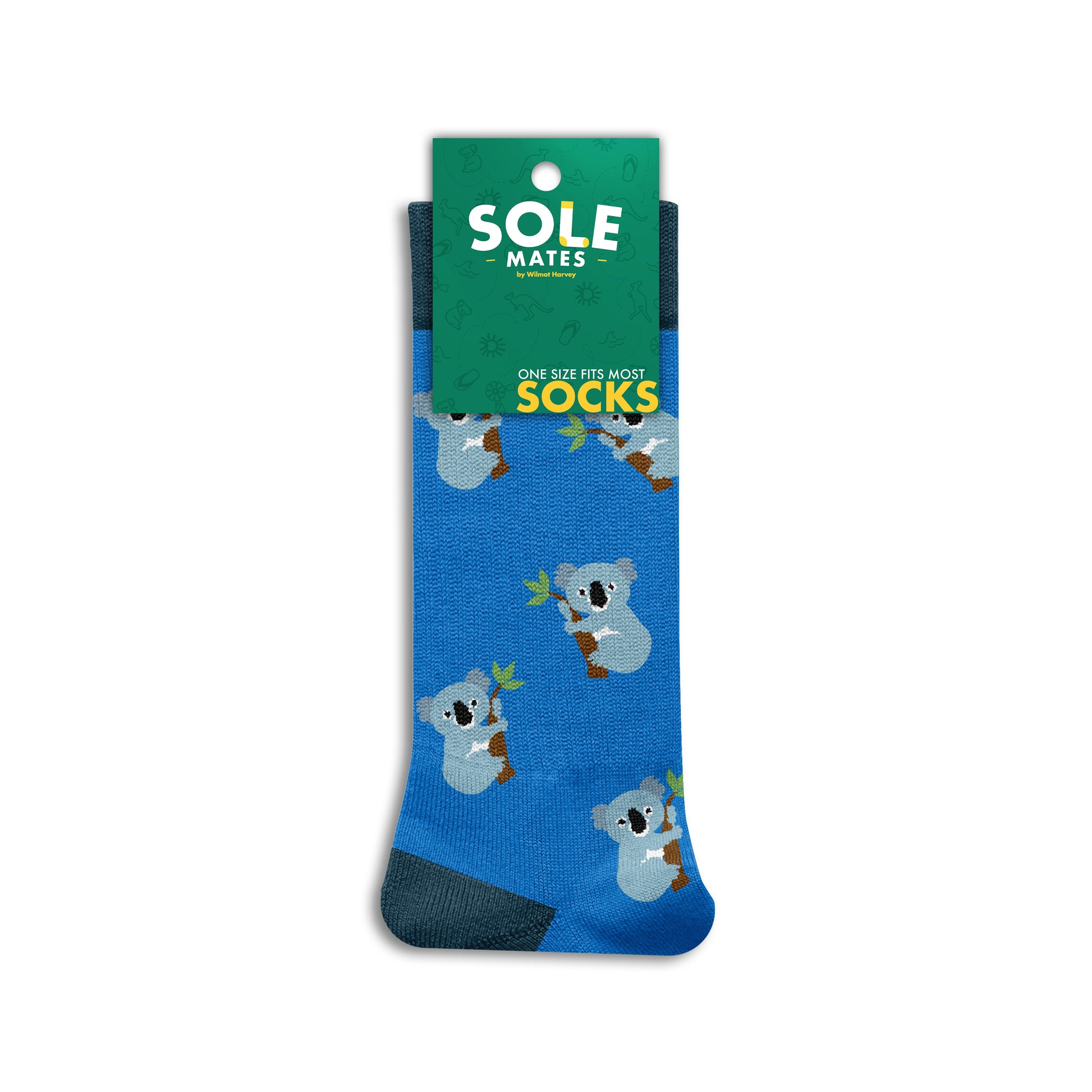 Sole Mates Socks - Koala Blue - Wilmot Harvey