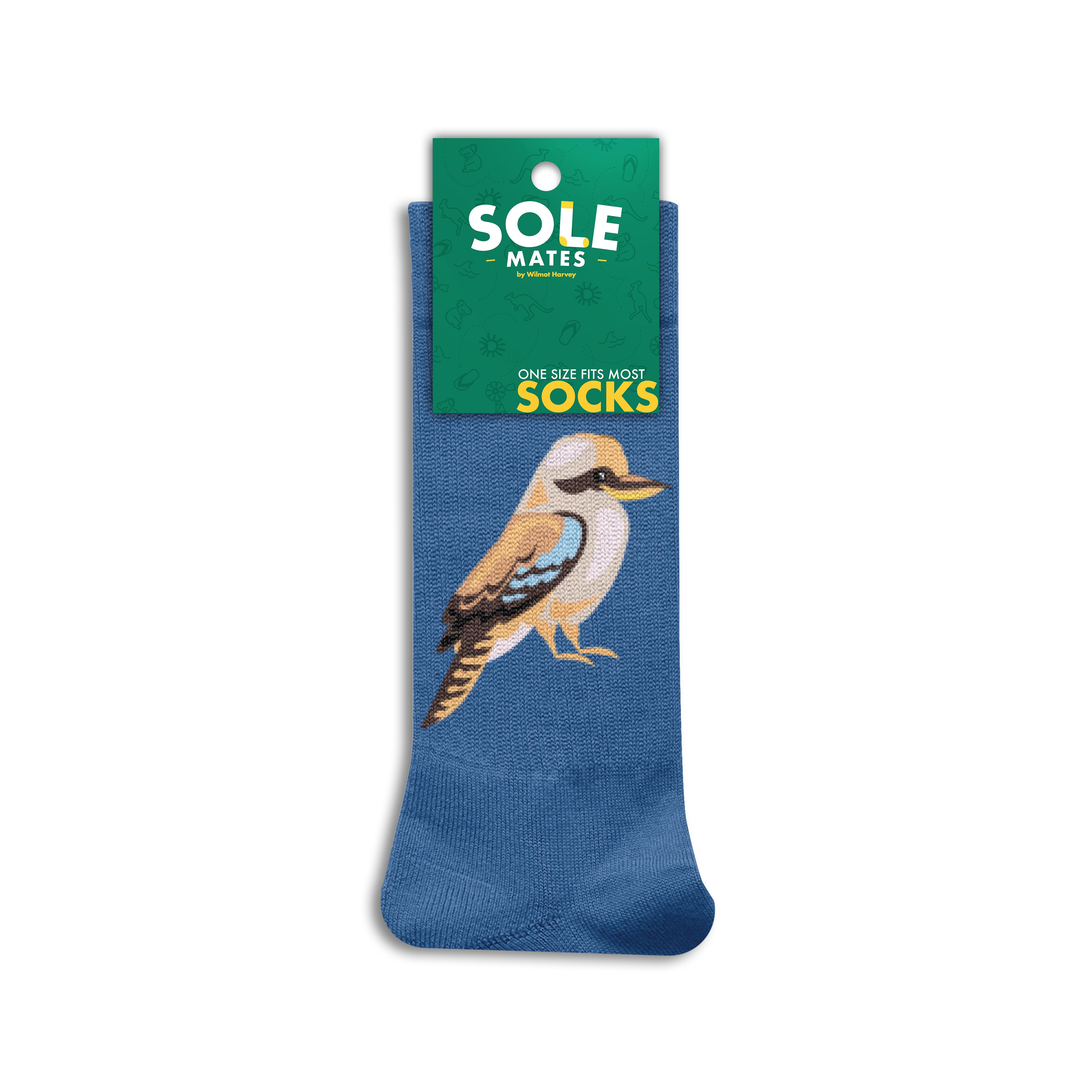 Sole Mates Socks - Large Kookaburra - Wilmot Harvey