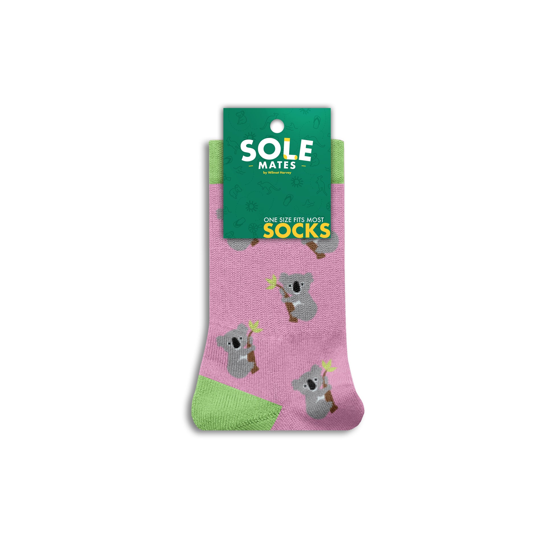 Sole Mates Socks - Kid's Koala Pink - Wilmot Harvey