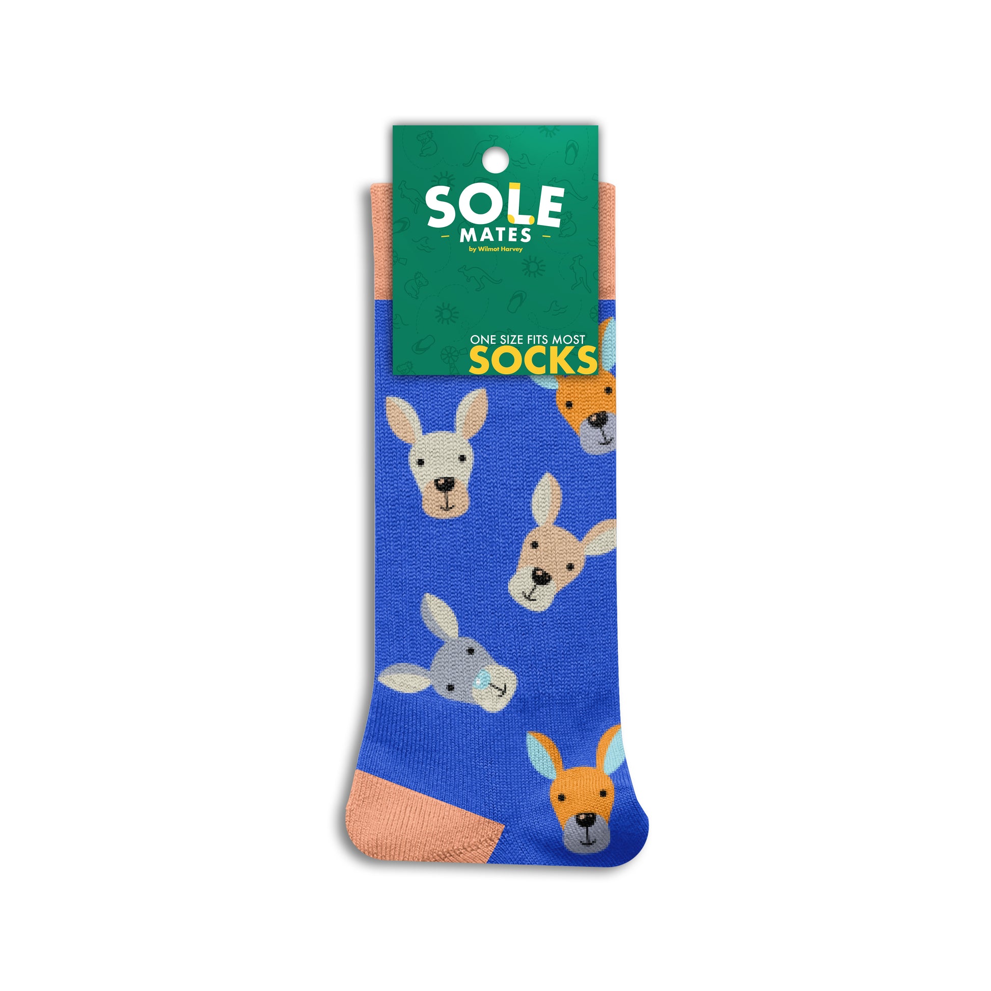 Sole Mates Socks - Kangaroo Head - Wilmot Harvey