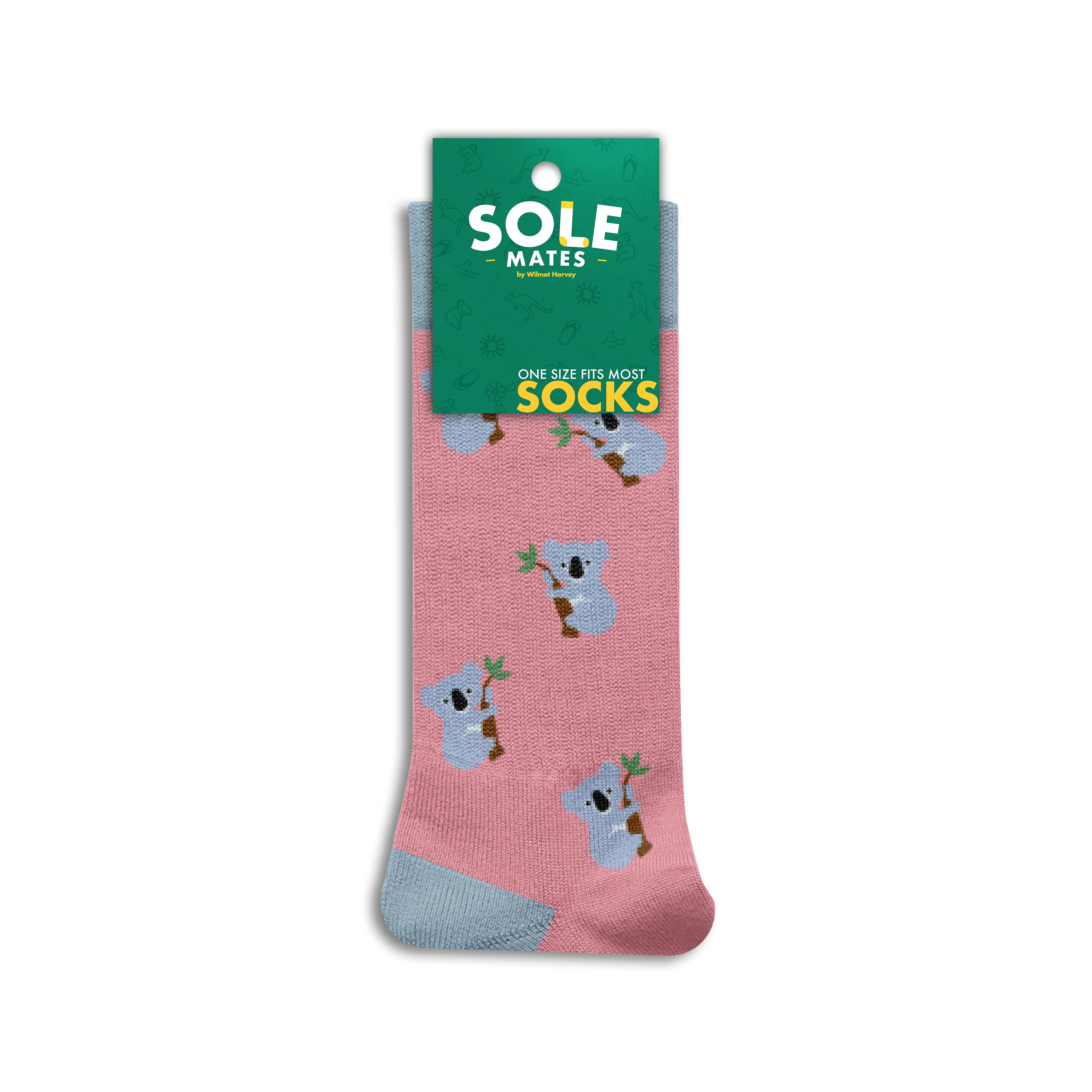 Sole Mates Socks - Koala Pink - Wilmot Harvey