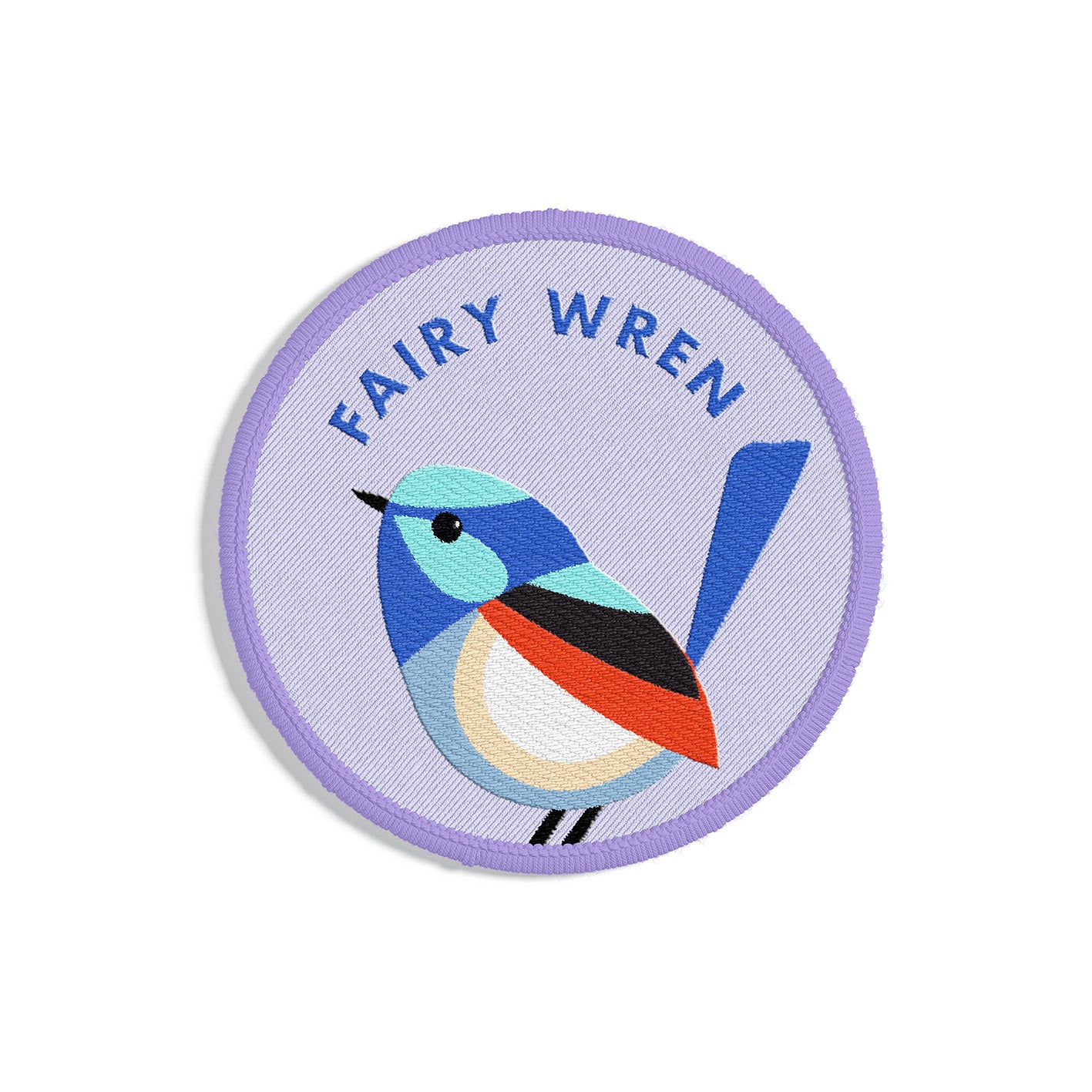 Pete Cromer Woven Patch - Fairy Wren - Wilmot Harvey