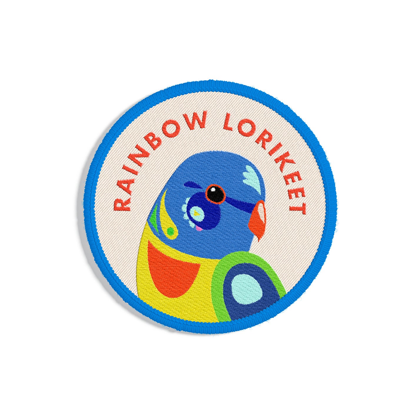 Pete Cromer Woven Patch - Rainbow Lorikeet