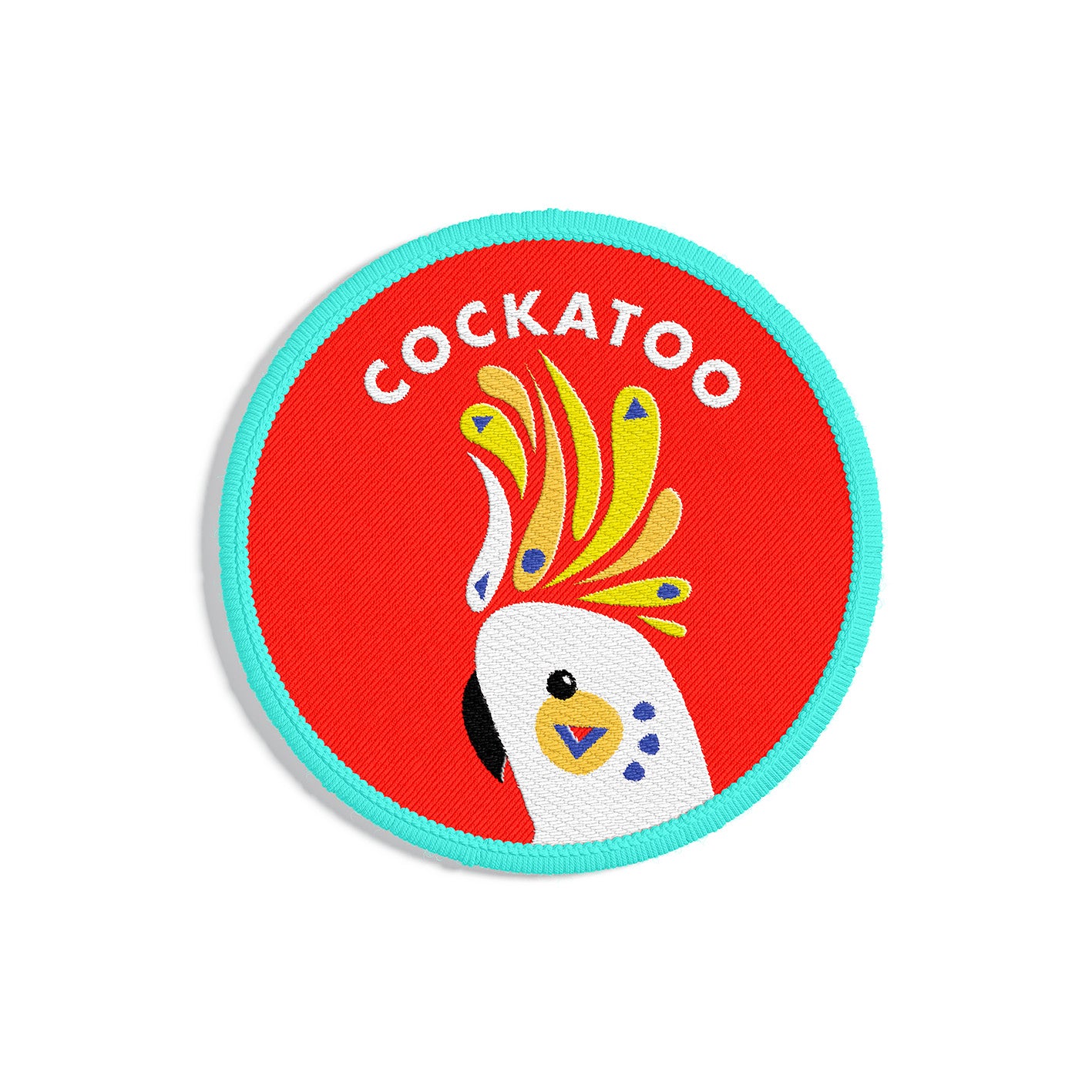 Pete Cromer Woven Patch - Cockatoo - Wilmot Harvey
