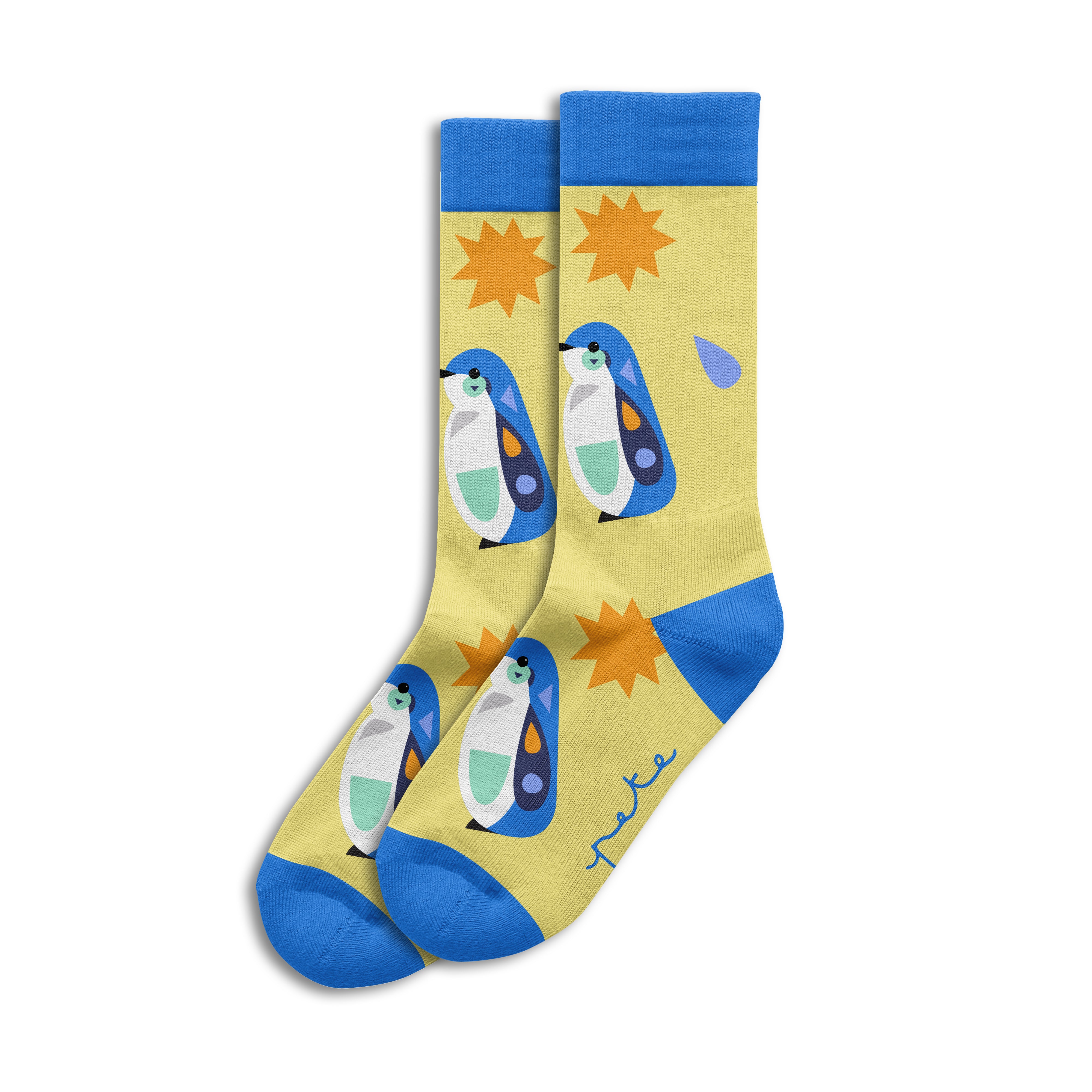 Pete Cromer x Sole Mates Socks - Penguin - Wilmot Harvey