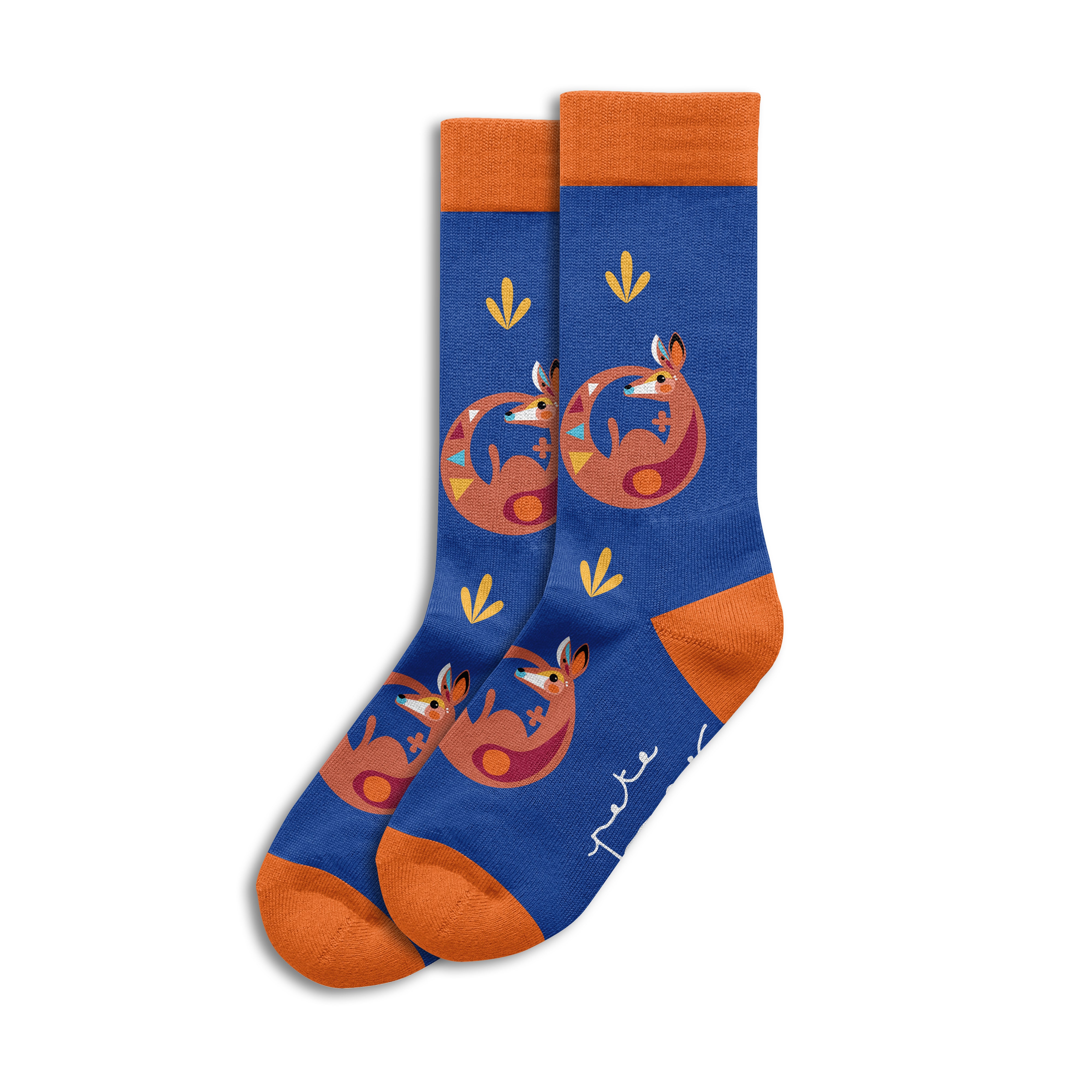 Pete Cromer x Sole Mates Socks - Kangaroo - Wilmot Harvey