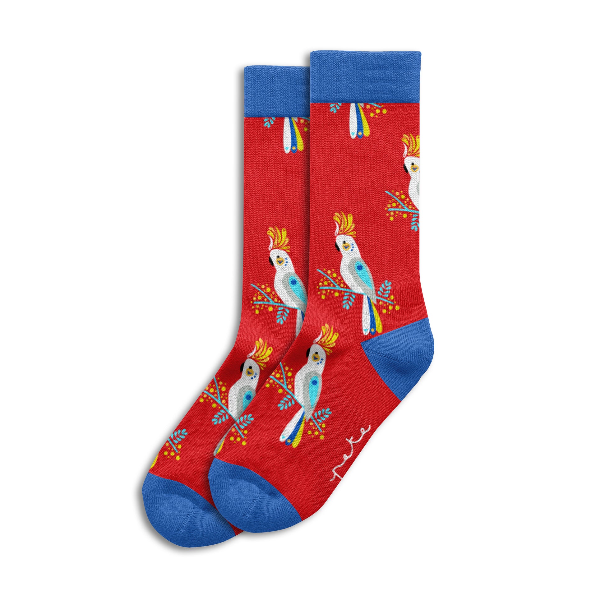 Pete Cromer x Sole Mates Socks - Cockatoo - Wilmot Harvey