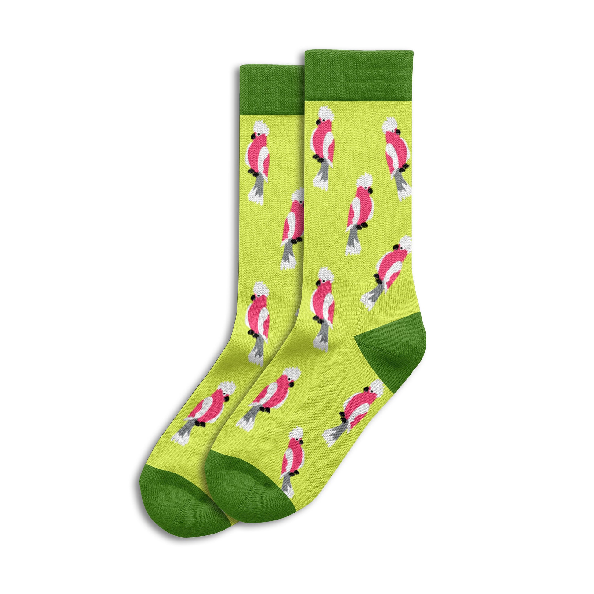 Sole Mates Socks - Galah Green - Wilmot Harvey