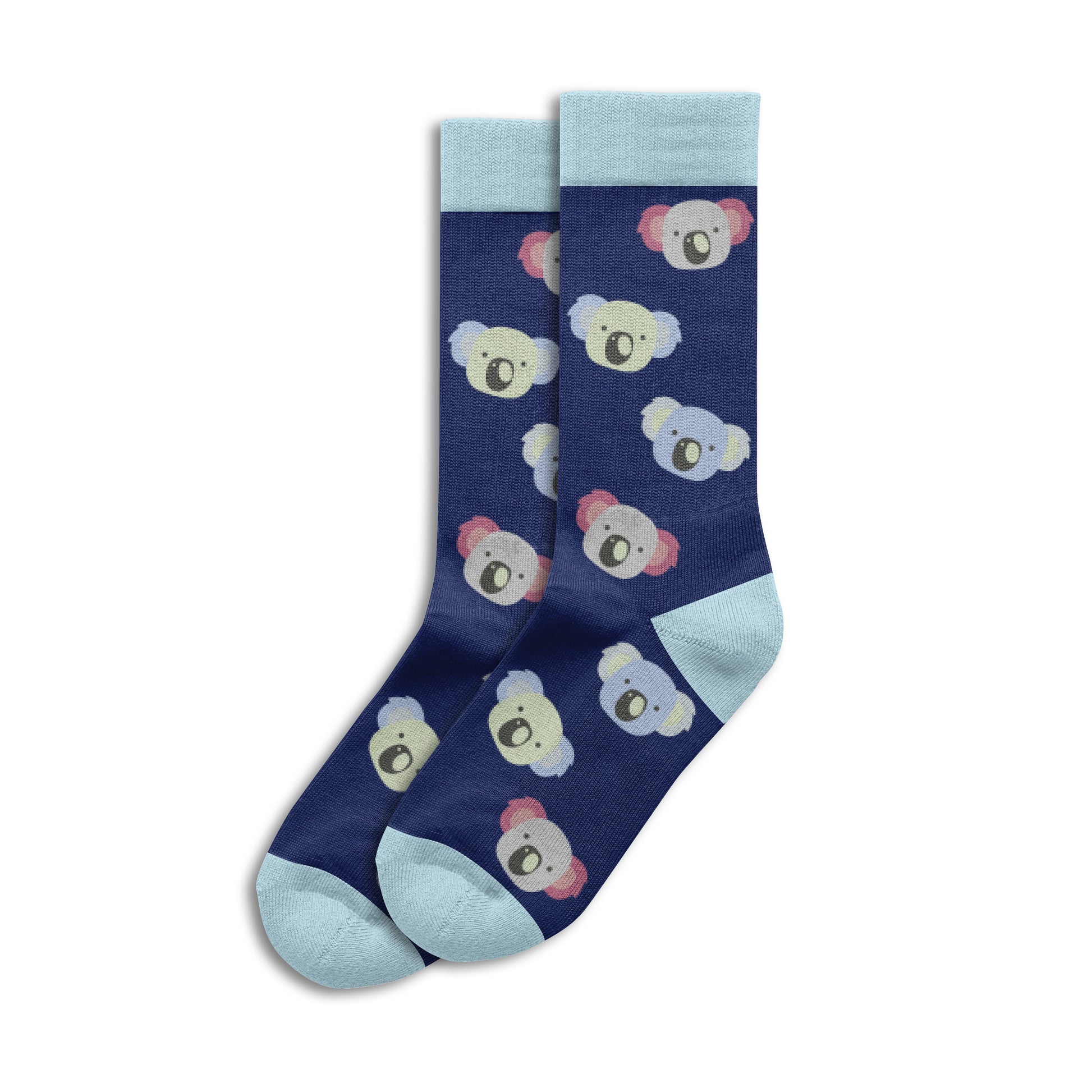 Sole Mates Socks - Koala Head Navy - Wilmot Harvey