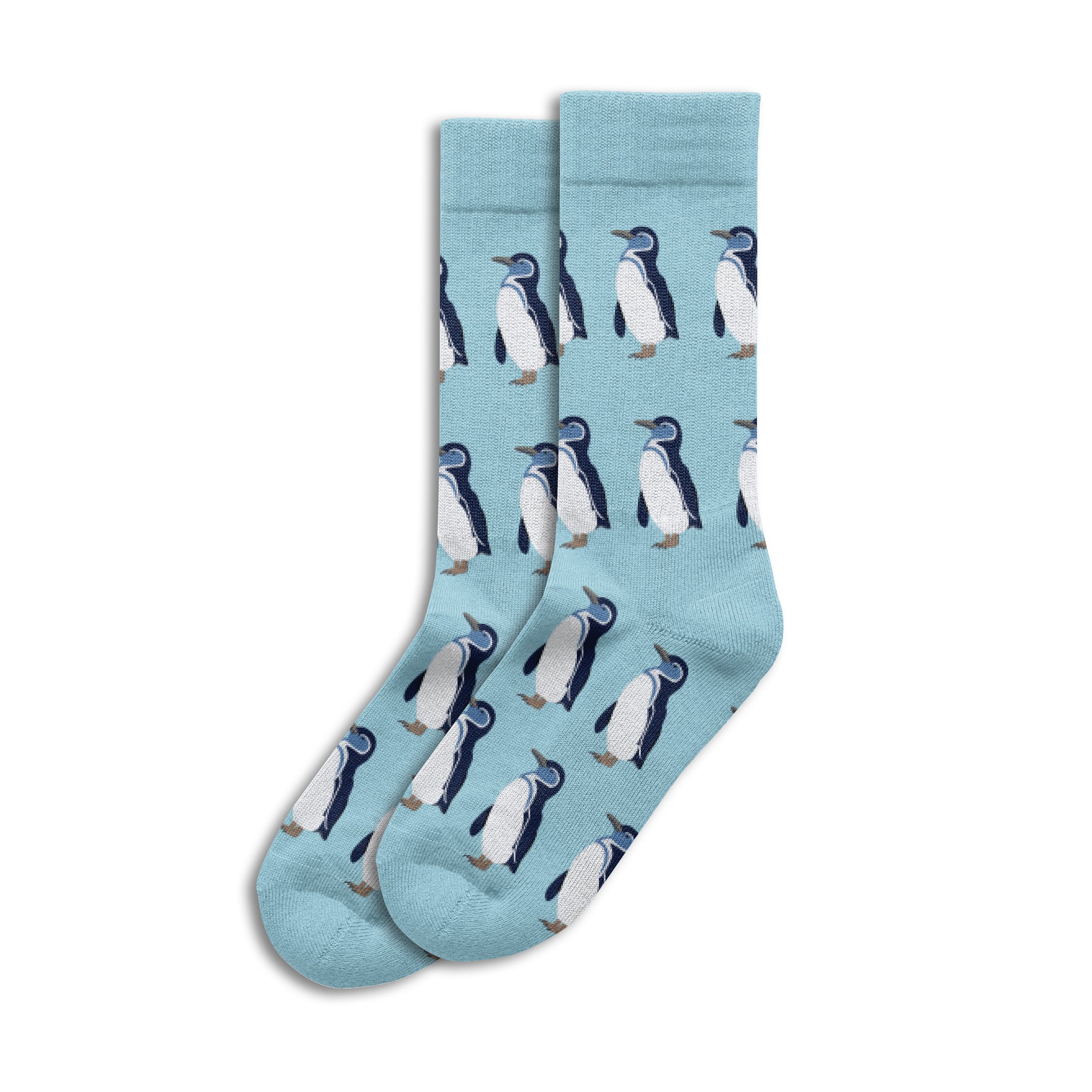 Sole Mates Socks - Penguin Aqua - Wilmot Harvey